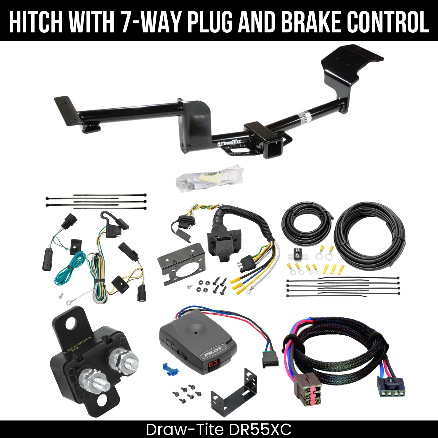 Trailer Hitch , 7-Way , Pro Series Pilot Brake Control