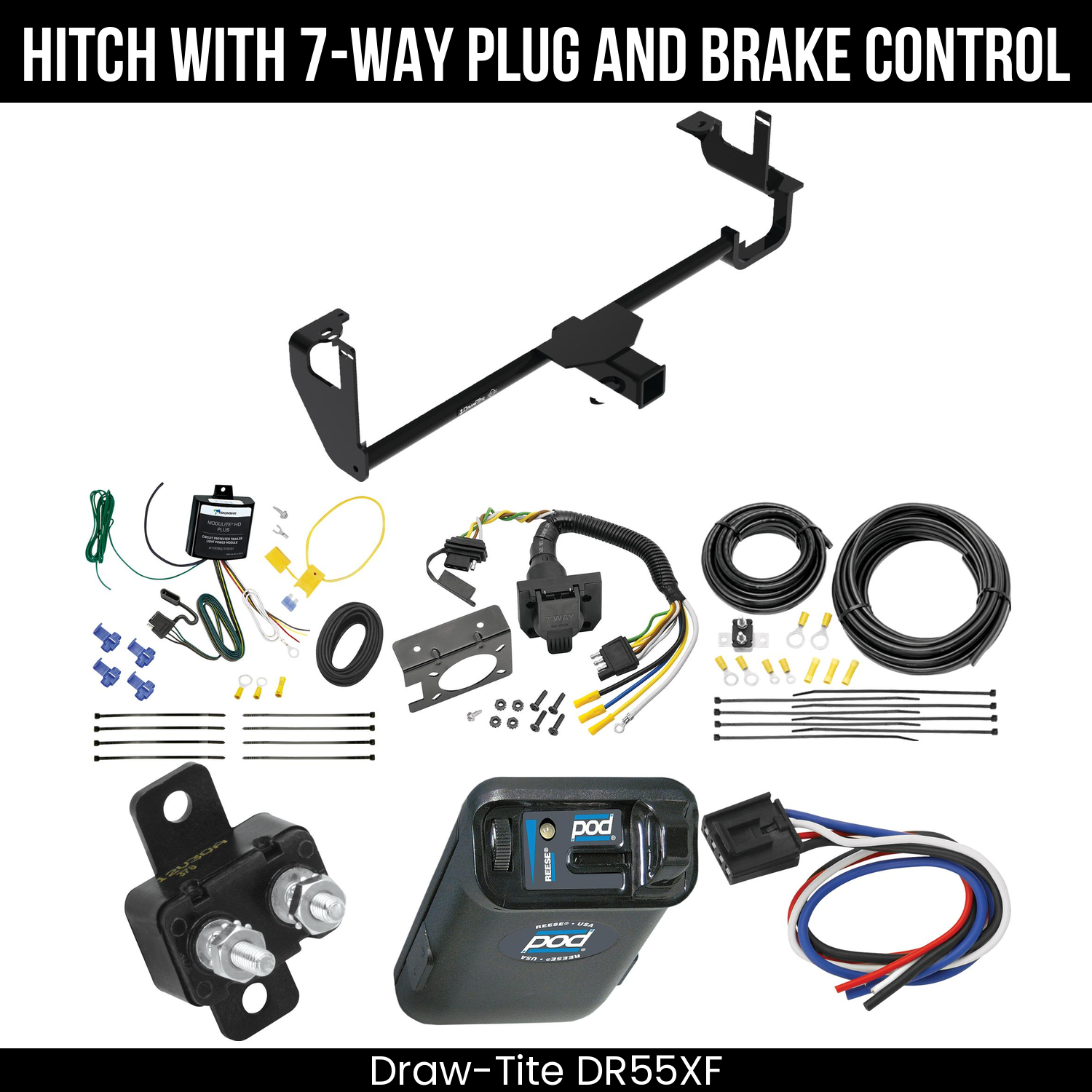 Trailer Hitch , 7-Way , Reese POD Brake Control