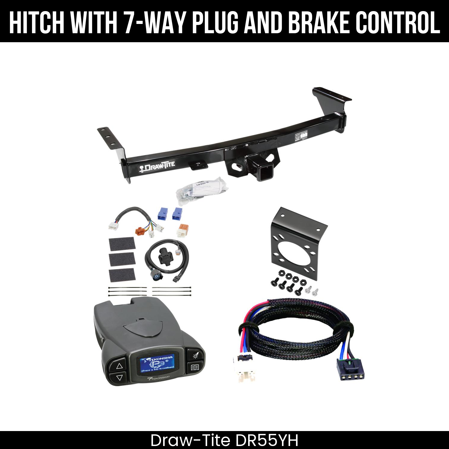 Trailer Hitch , 7-Way , Tekonsha Prodigy P3 Brake Control