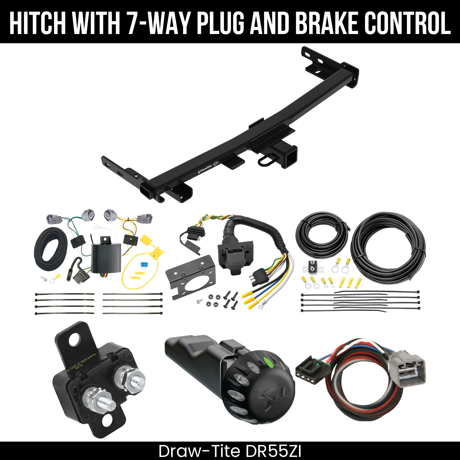 Trailer Hitch , 7-Way , Tekonsha Voyager iD Smart Brake Control