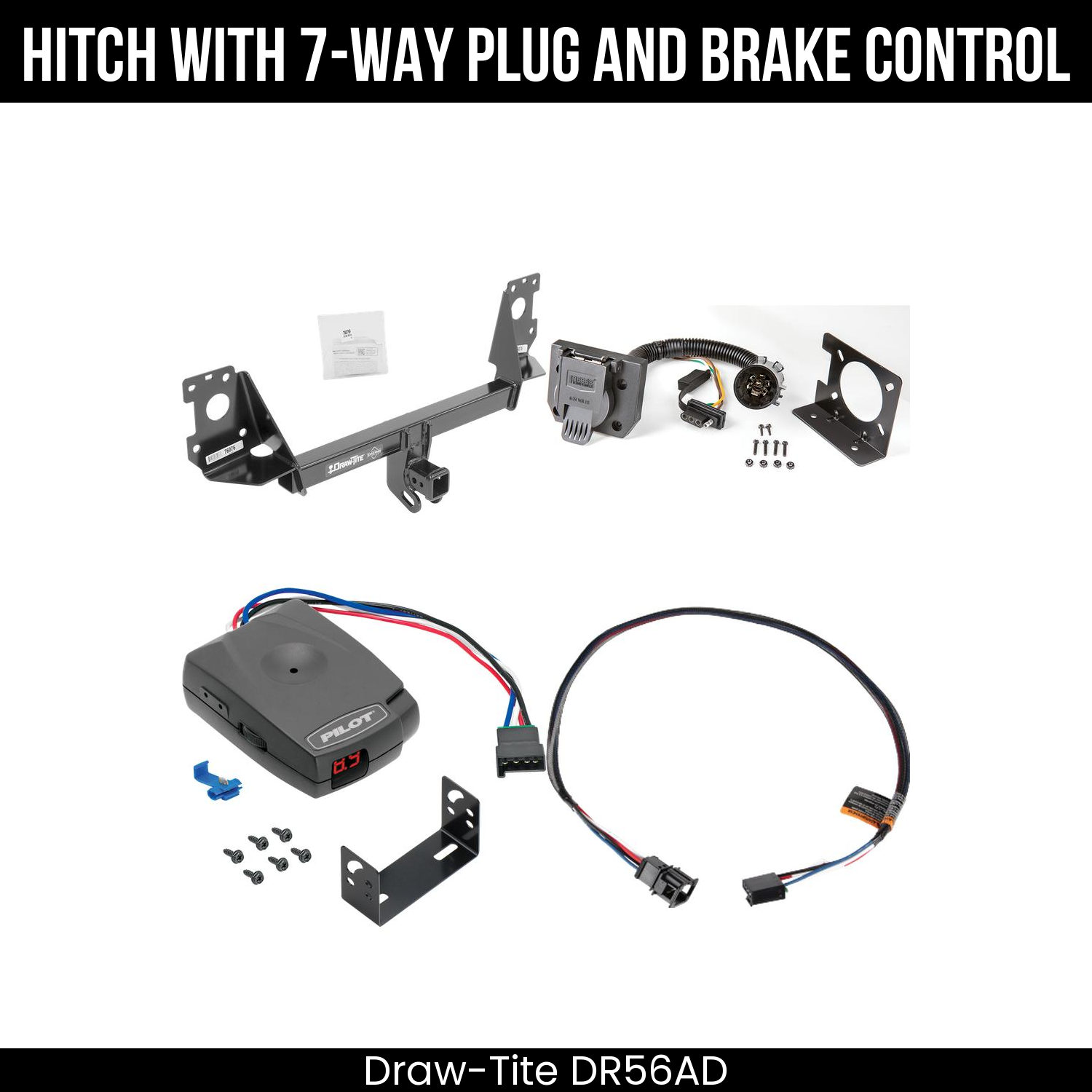 Trailer Hitch , 7-Way , Pro Series Pilot Brake Control