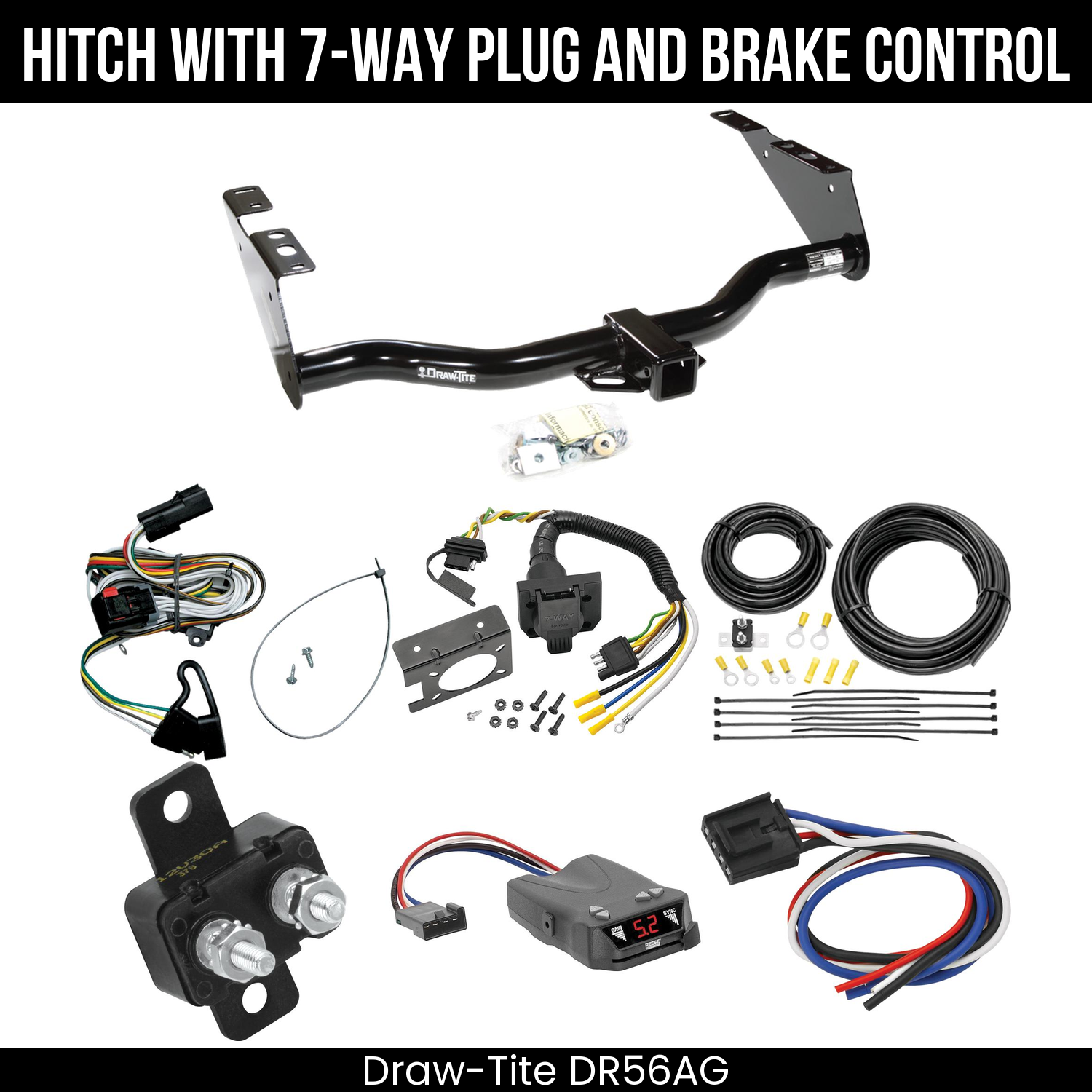 Trailer Hitch , 7-Way , Reese Brakeman IV Brake Control