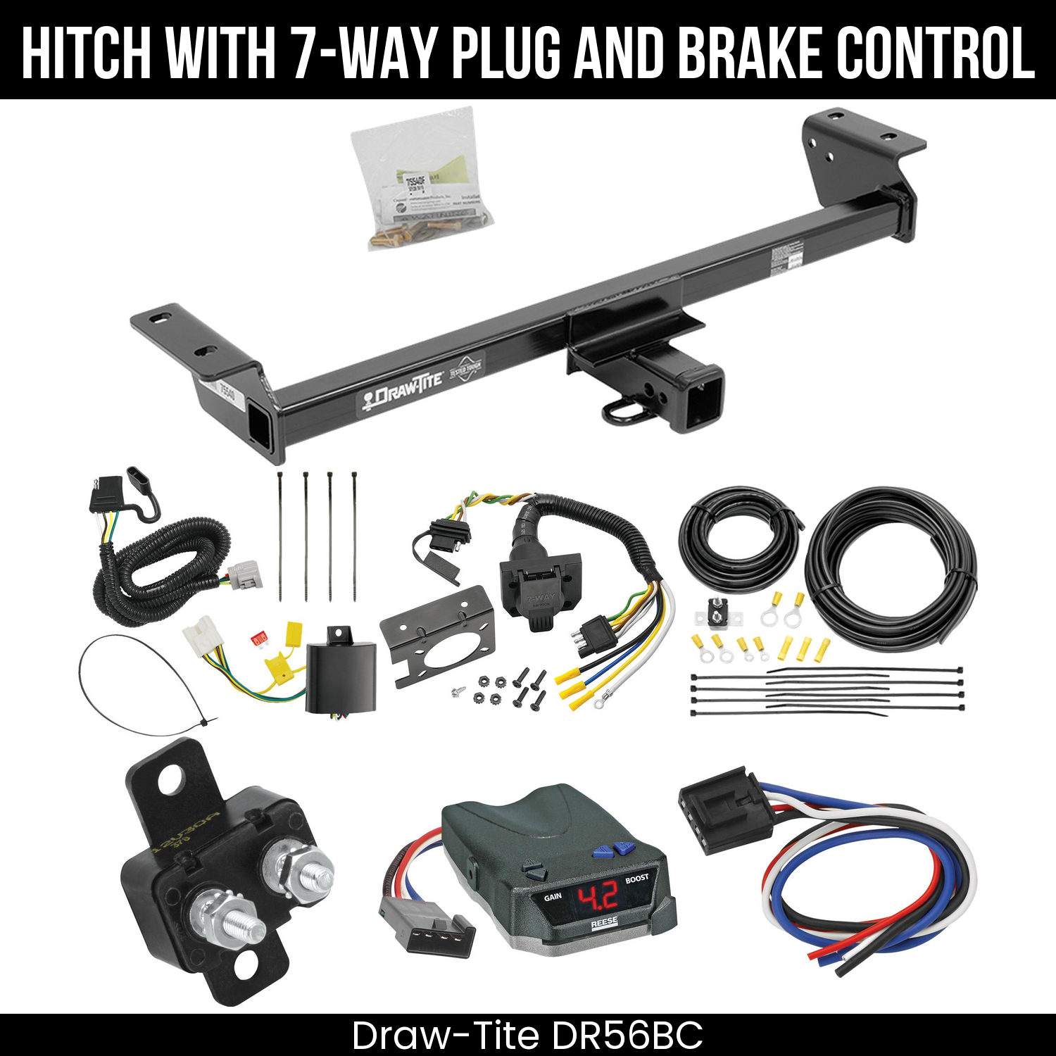 Trailer Hitch , 7-Way , Reese Brake EVN Control