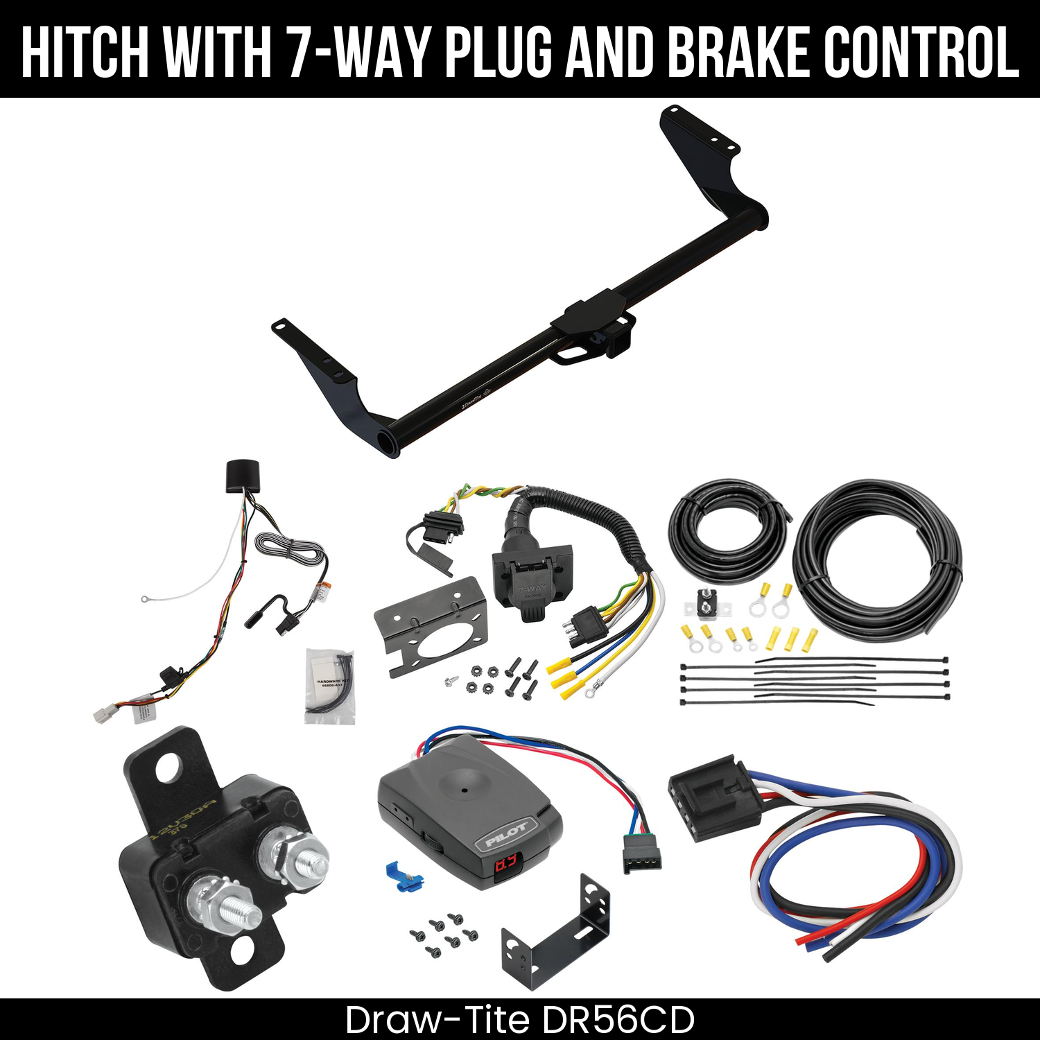Trailer Hitch , 7-Way , Pro Series Pilot Brake Control