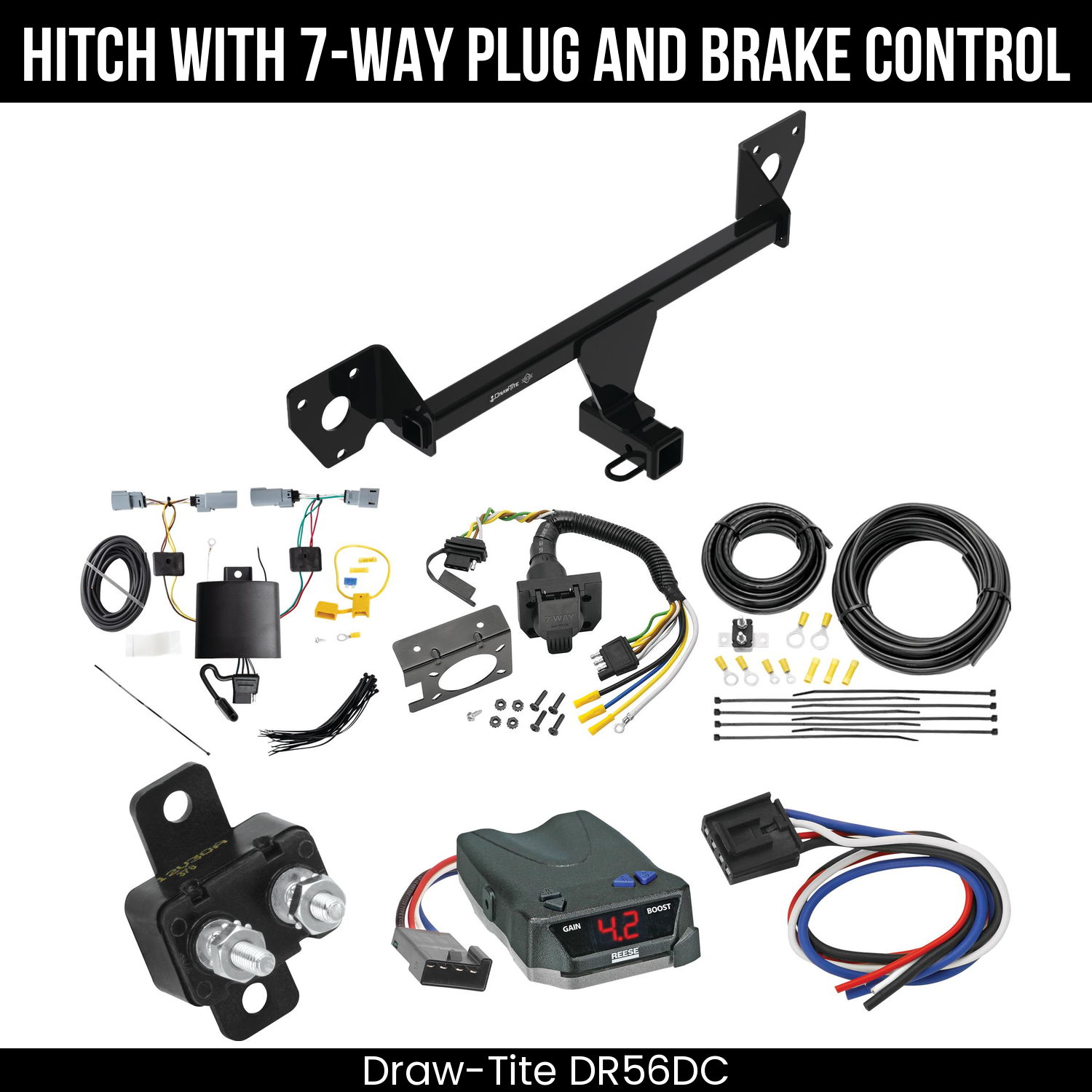 Trailer Hitch , 7-Way , Reese Brake EVN Control