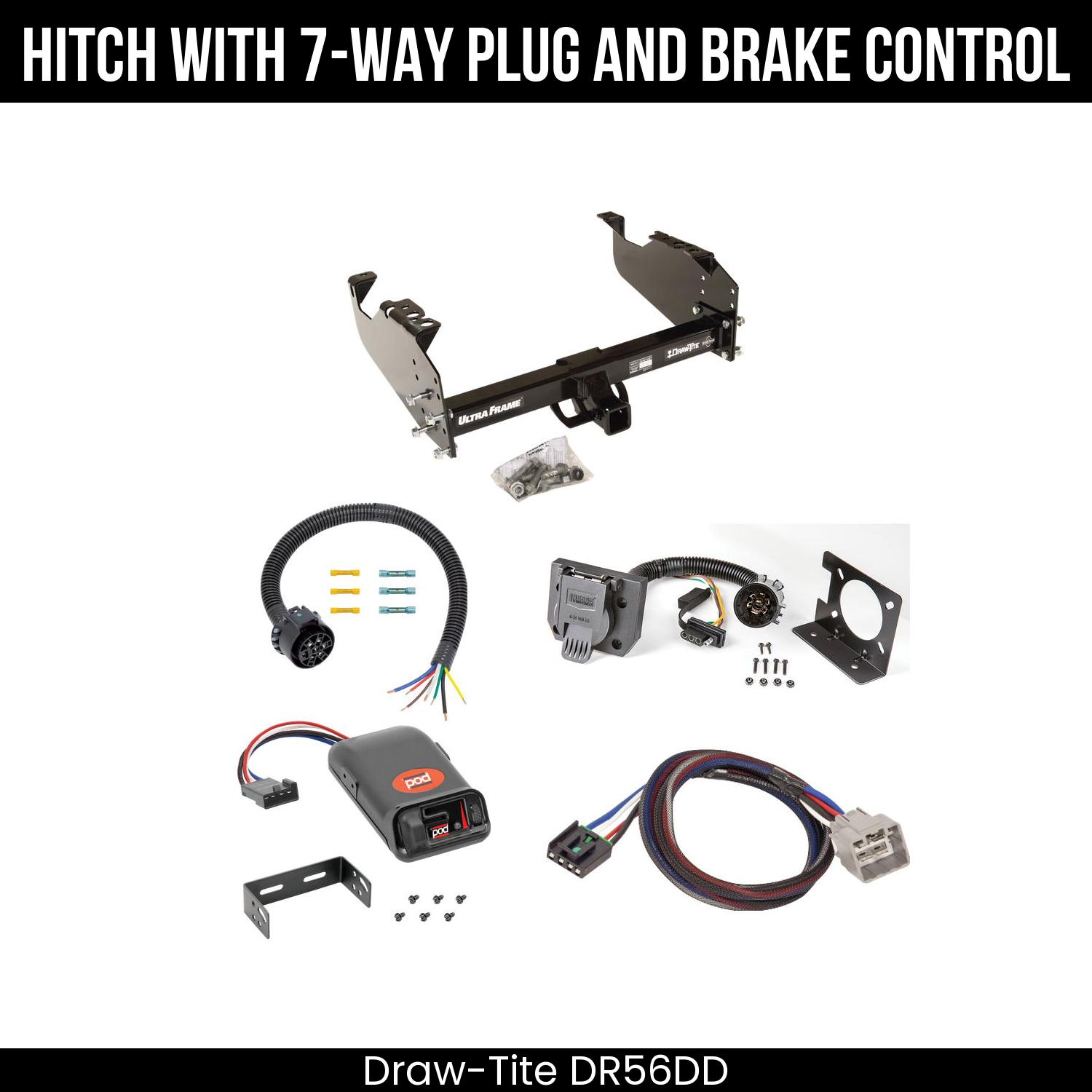 Trailer Hitch , 7-Way , Pro Series POD Brake Control