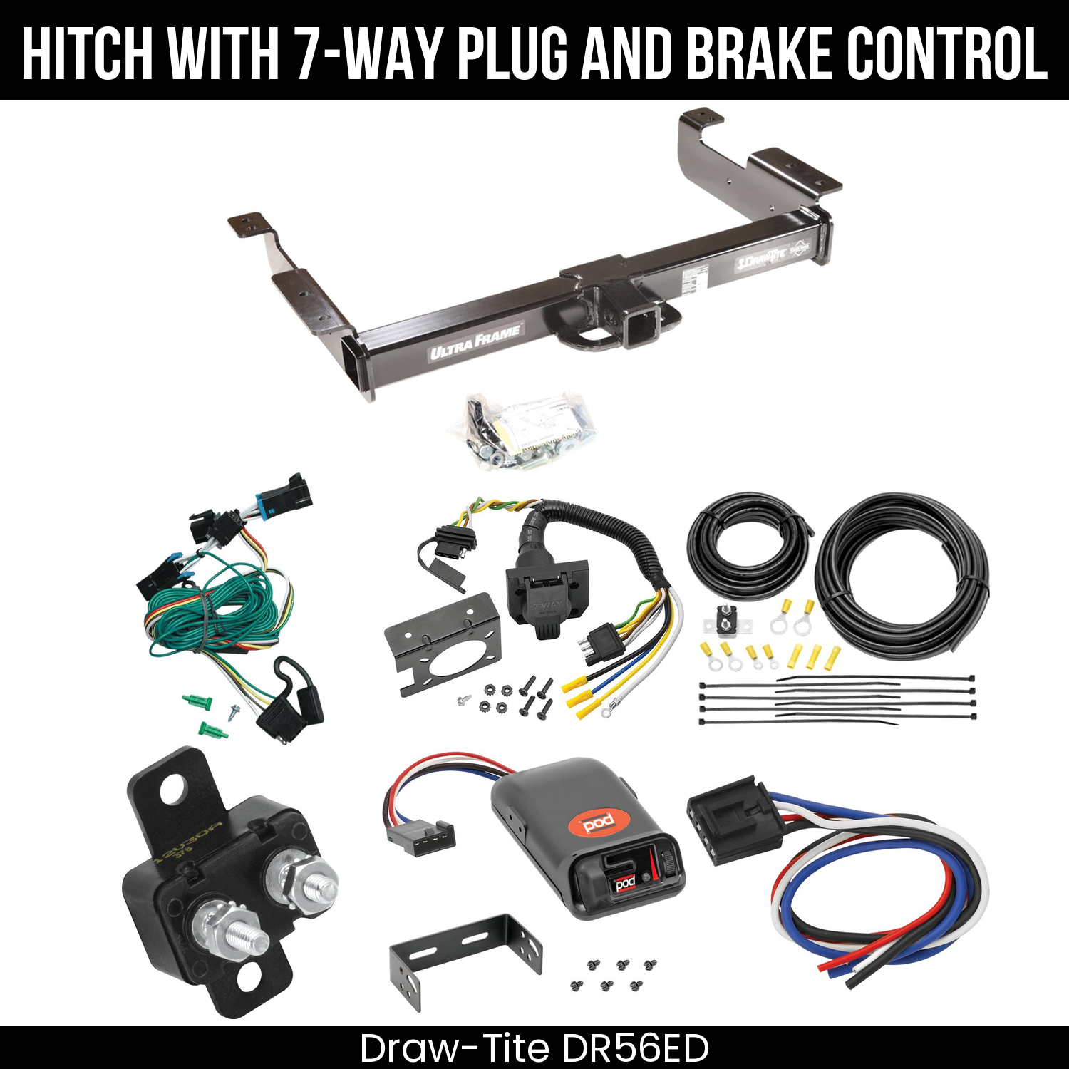 Trailer Hitch , 7-Way , Pro Series POD Brake Control