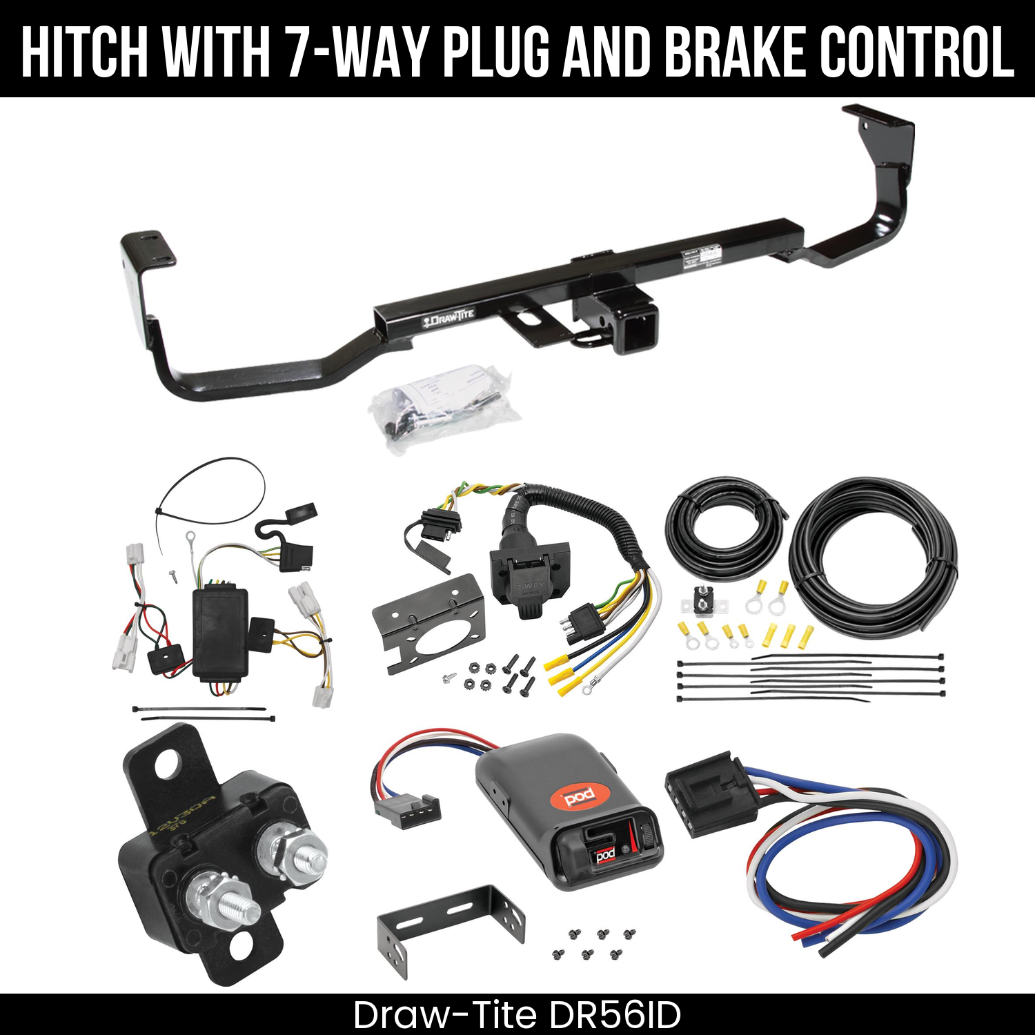 Trailer Hitch , 7-Way , Pro Series POD Brake Control