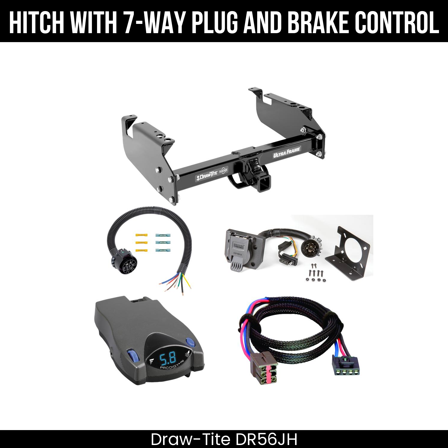 Trailer Hitch , 7-Way , Tekonsha Prodigy P2 Brake Control