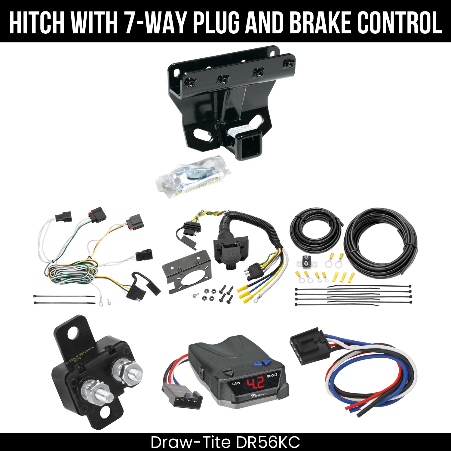 Trailer Hitch , 7-Way , Tekonsha Brake EVN Control