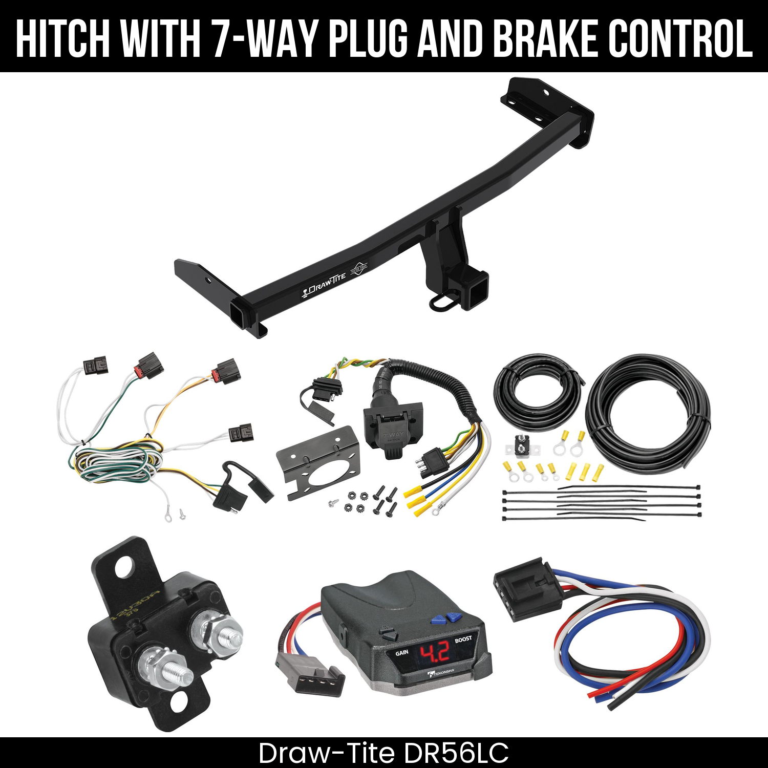 Trailer Hitch , 7-Way , Tekonsha Brake EVN Control