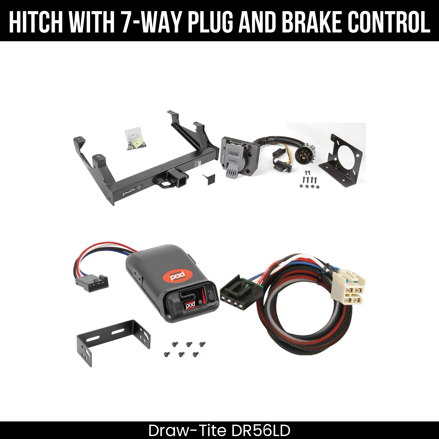 Trailer Hitch , 7-Way , Pro Series POD Brake Control
