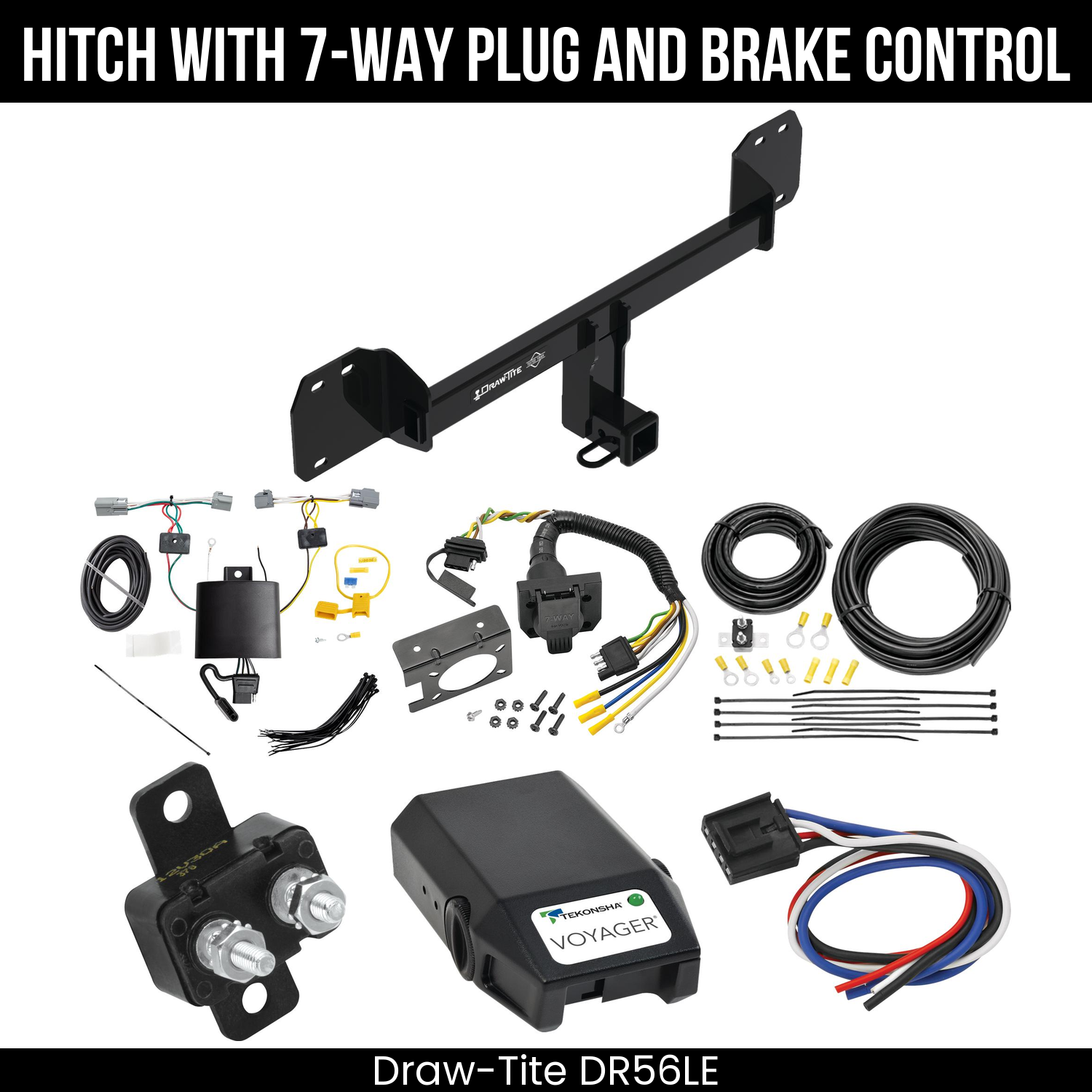 Trailer Hitch , 7-Way , Tekonsha Voyager Brake Control