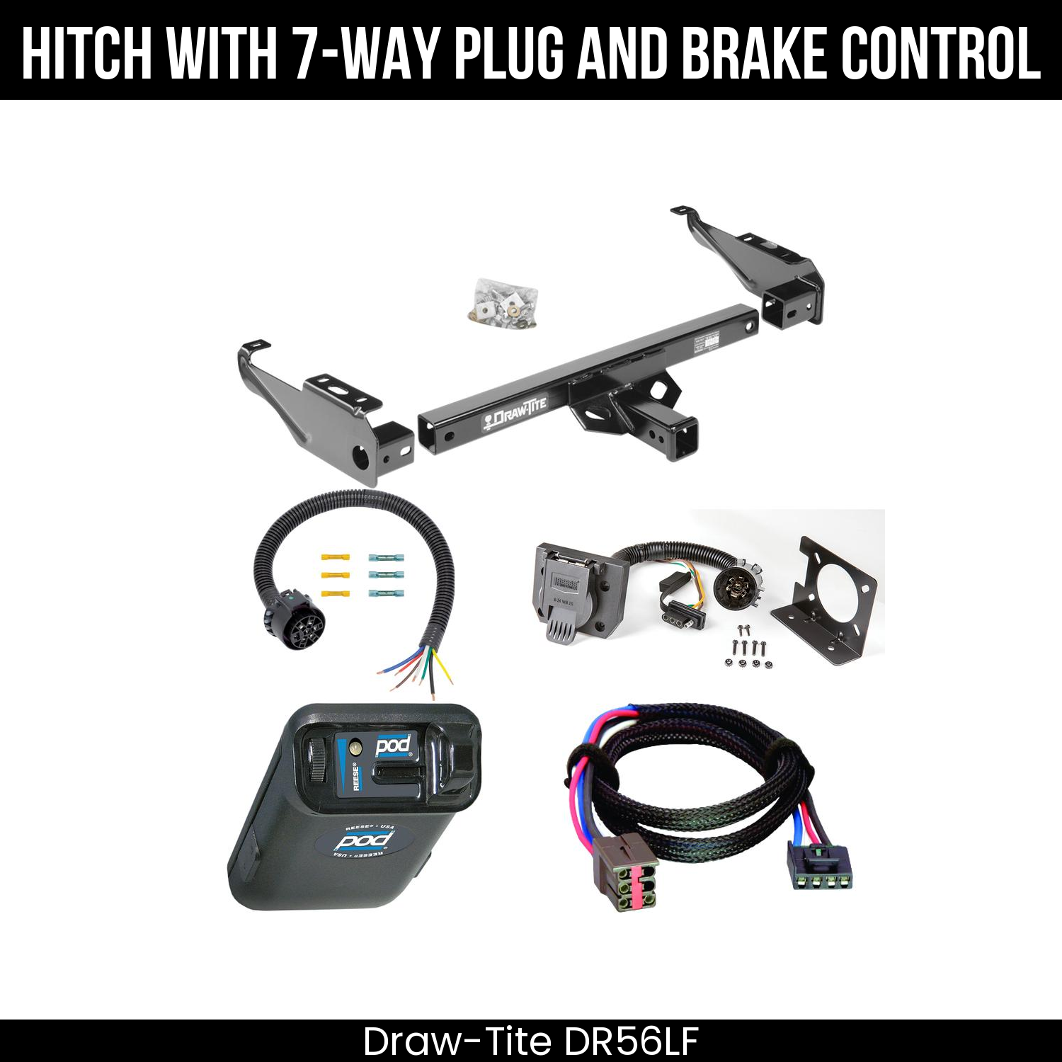 Trailer Hitch , 7-Way , Reese POD Brake Control