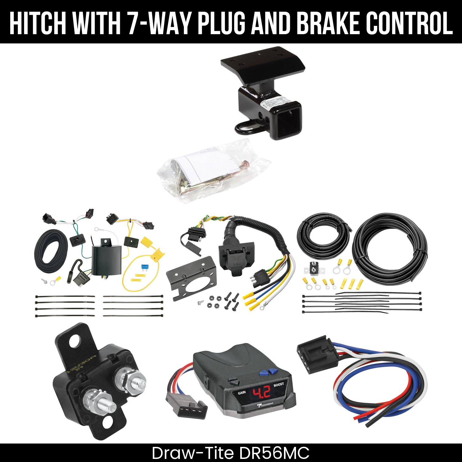 Trailer Hitch , 7-Way , Tekonsha Brake EVN Control
