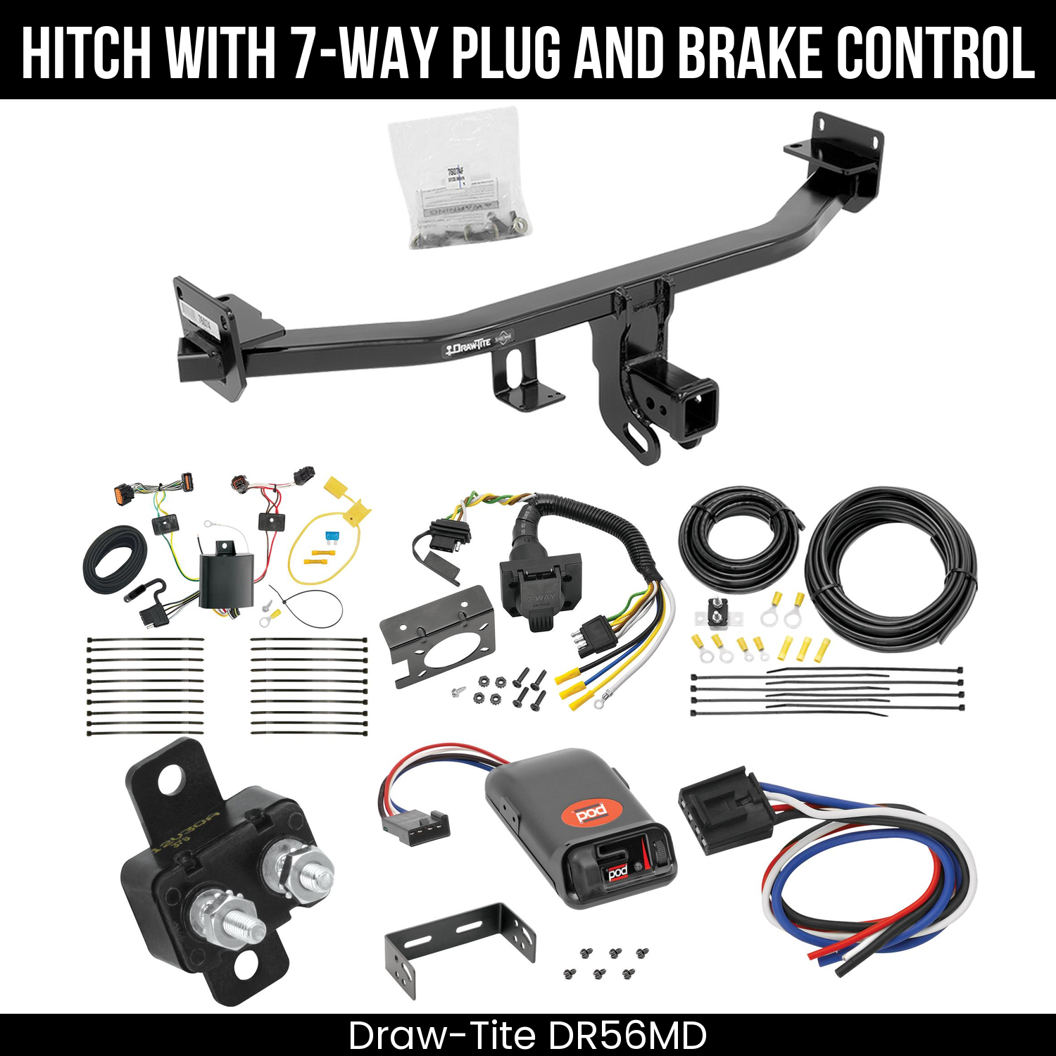 Trailer Hitch , 7-Way , Pro Series POD Brake Control