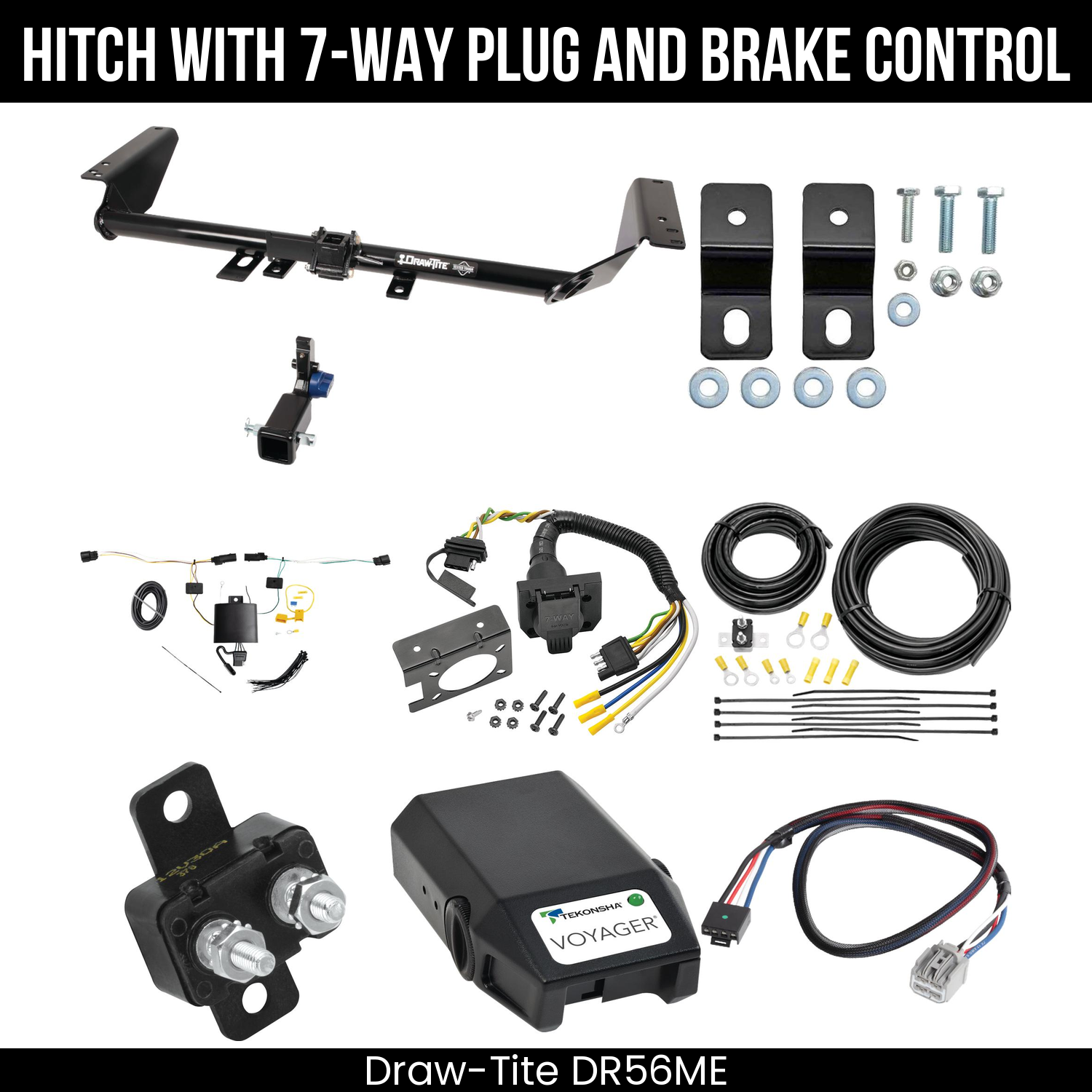 Trailer Hitch , 7-Way , Tekonsha Voyager Brake Control