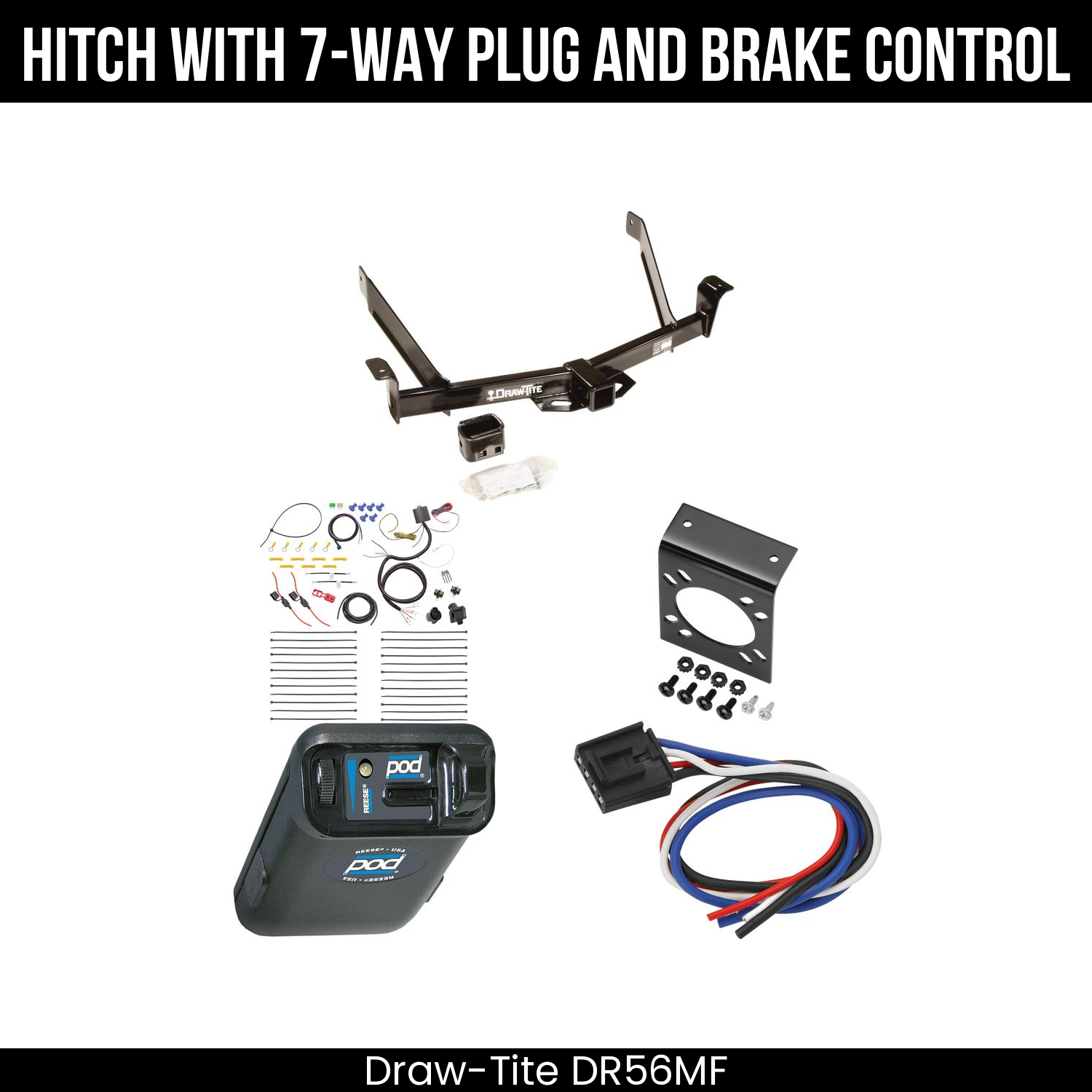 Trailer Hitch , 7-Way , Reese POD Brake Control