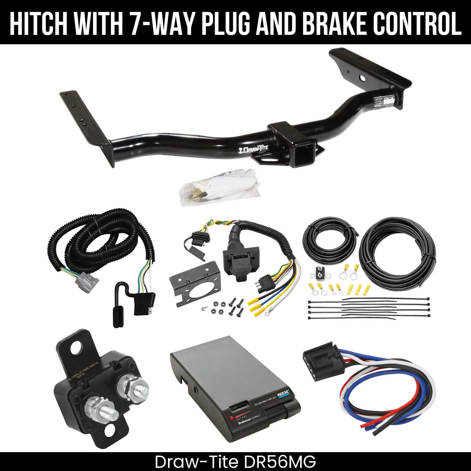 Trailer Hitch , 7-Way , Reese Brakeman Brake Control