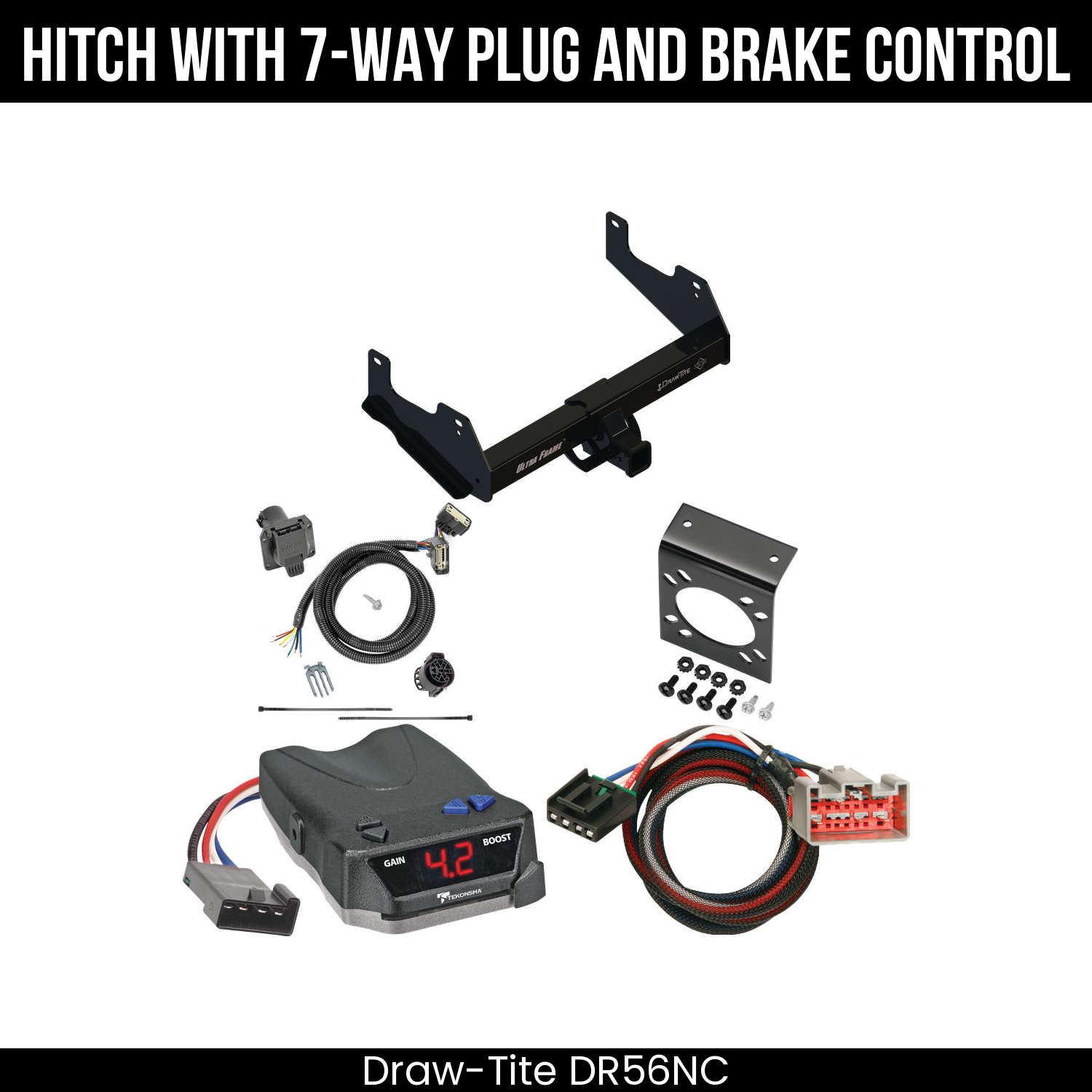 Trailer Hitch , 7-Way , Tekonsha Brake EVN Control