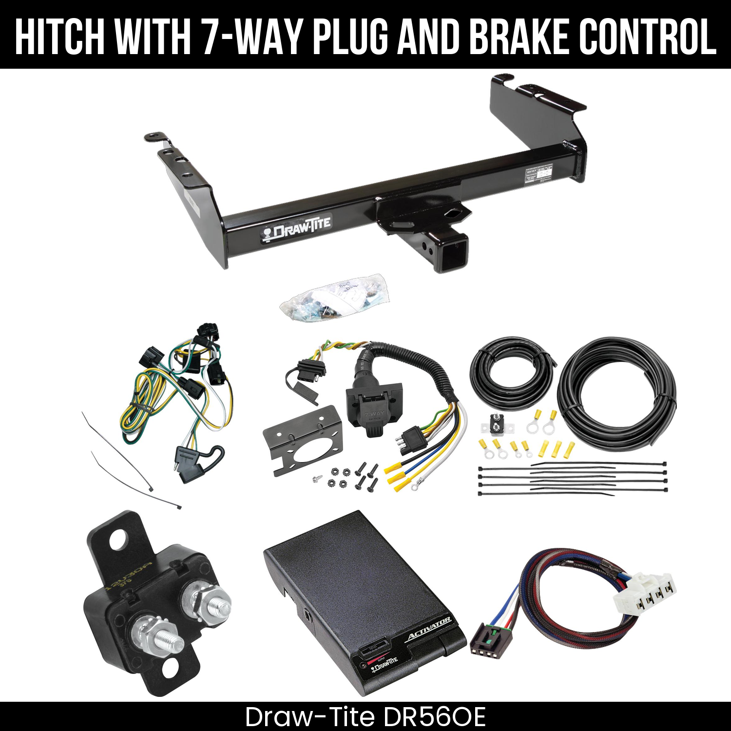 Trailer Hitch , 7-Way , Draw-Tite Activator Brake Control