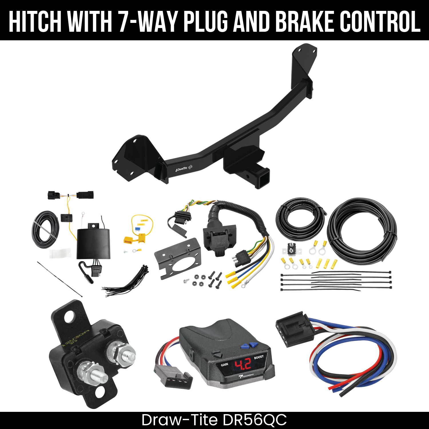 Trailer Hitch , 7-Way , Tekonsha Brake EVN Control