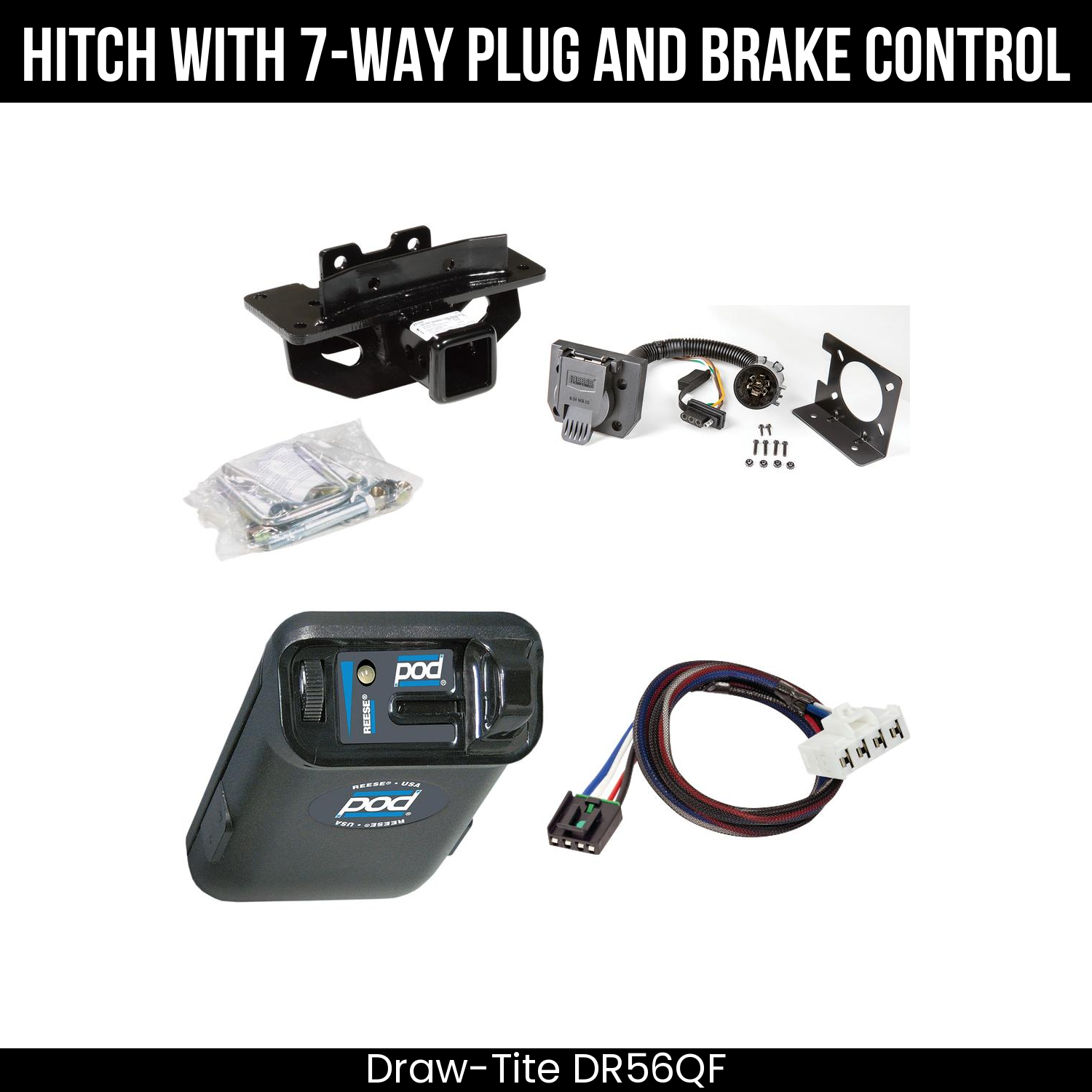 Trailer Hitch , 7-Way , Reese POD Brake Control