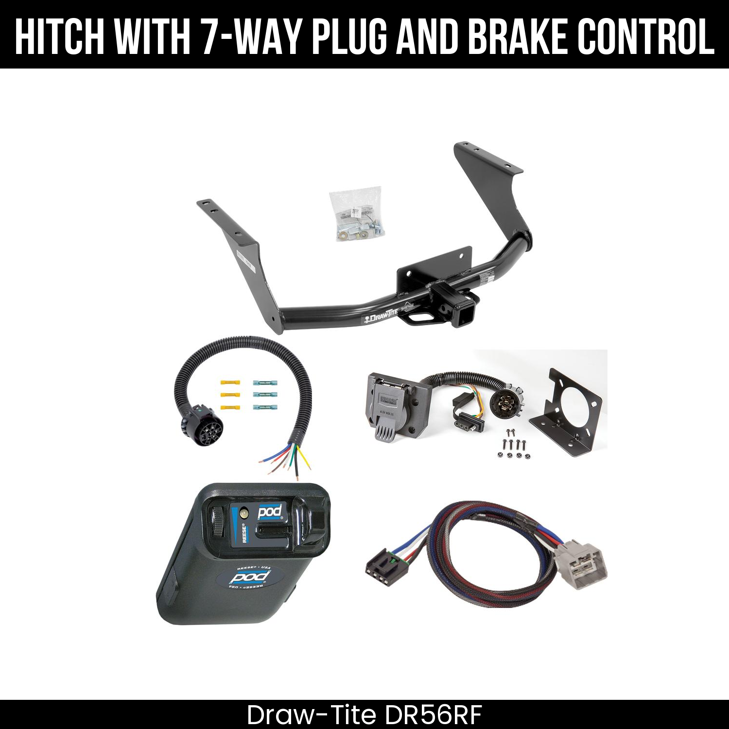 Trailer Hitch , 7-Way , Reese POD Brake Control