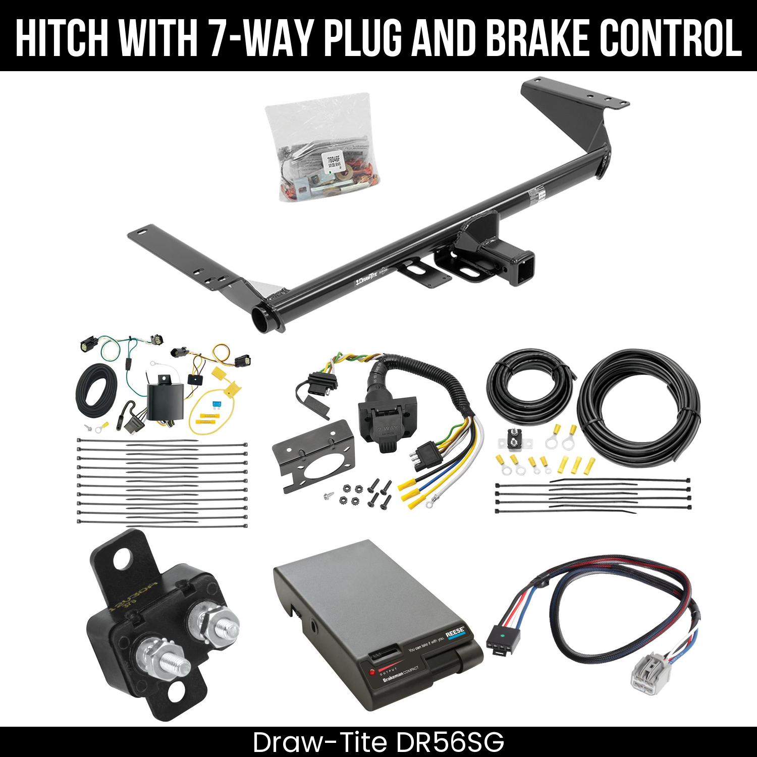 Trailer Hitch , 7-Way , Reese Brakeman Brake Control