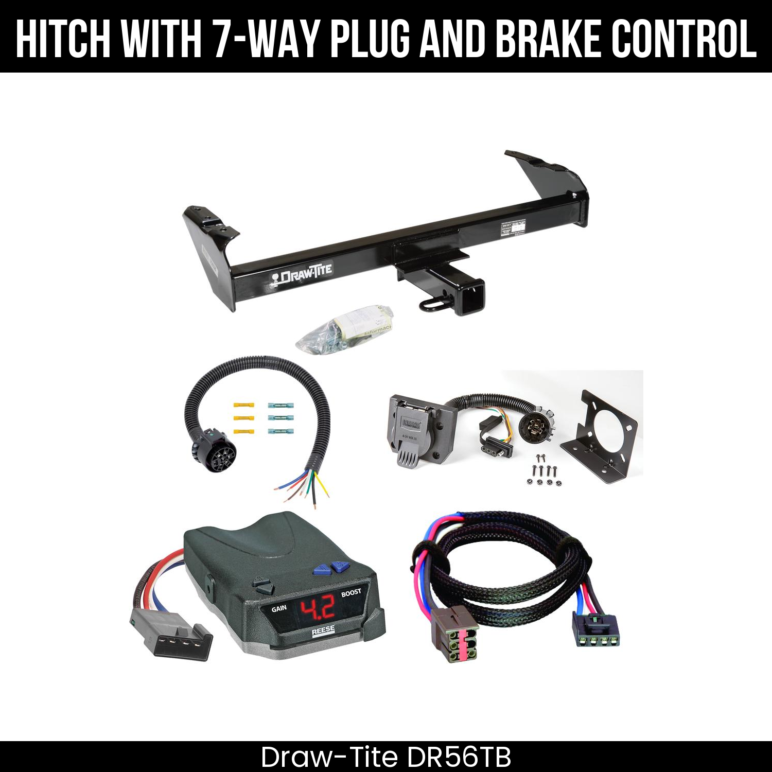 Trailer Hitch , 7-Way , Reese Brake EVN Control