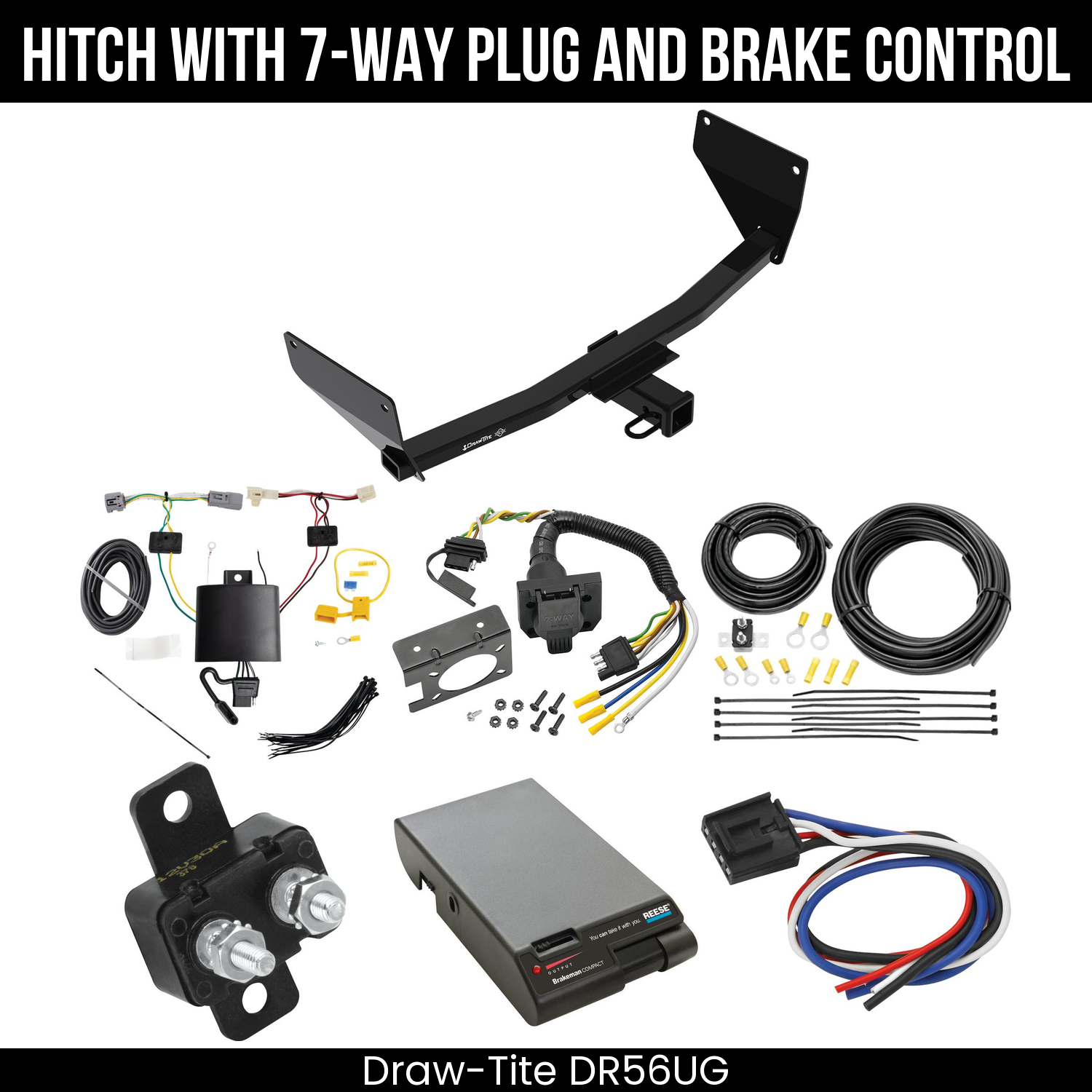 Trailer Hitch , 7-Way , Reese Brakeman Brake Control