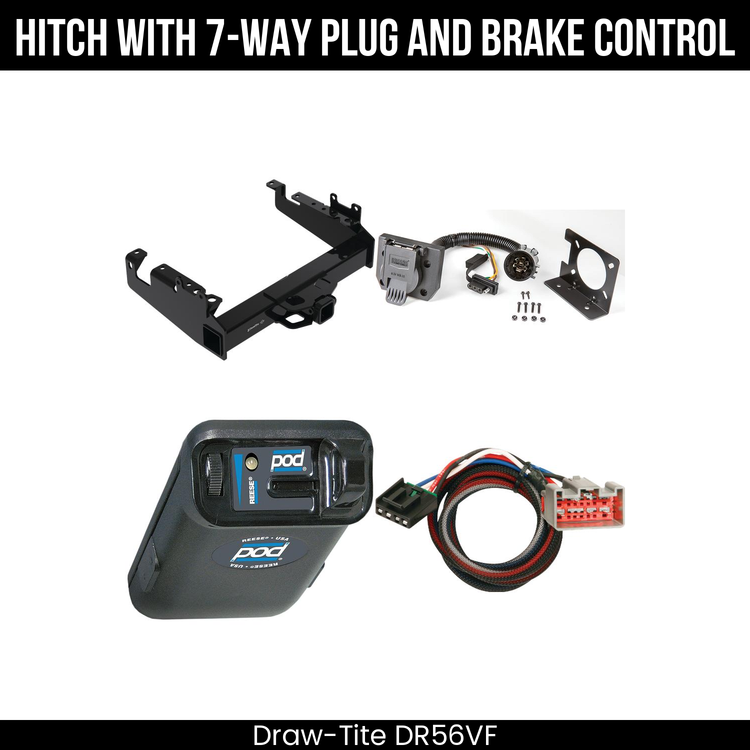 Trailer Hitch , 7-Way , Reese POD Brake Control