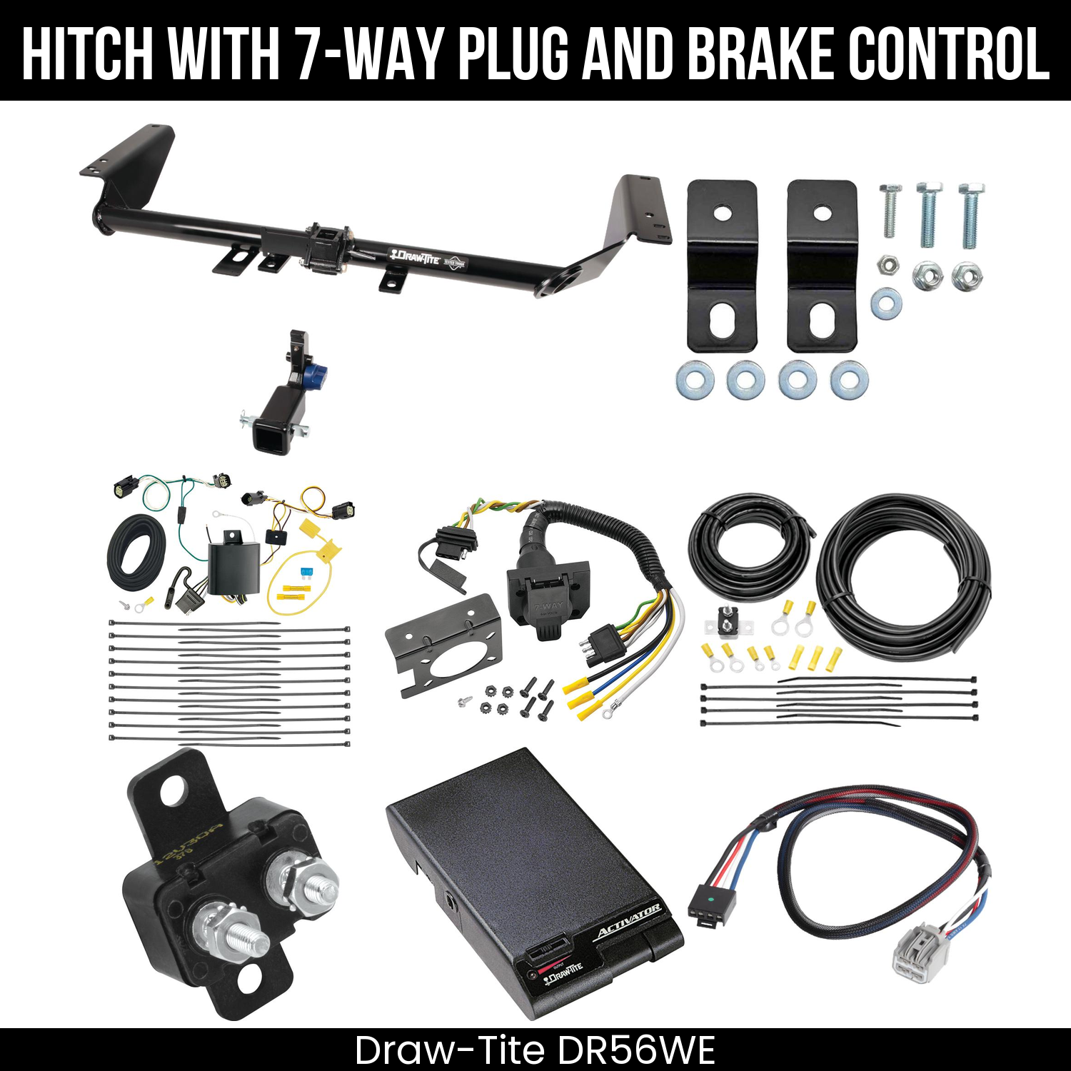 Trailer Hitch , 7-Way , Draw-Tite Activator Brake Control