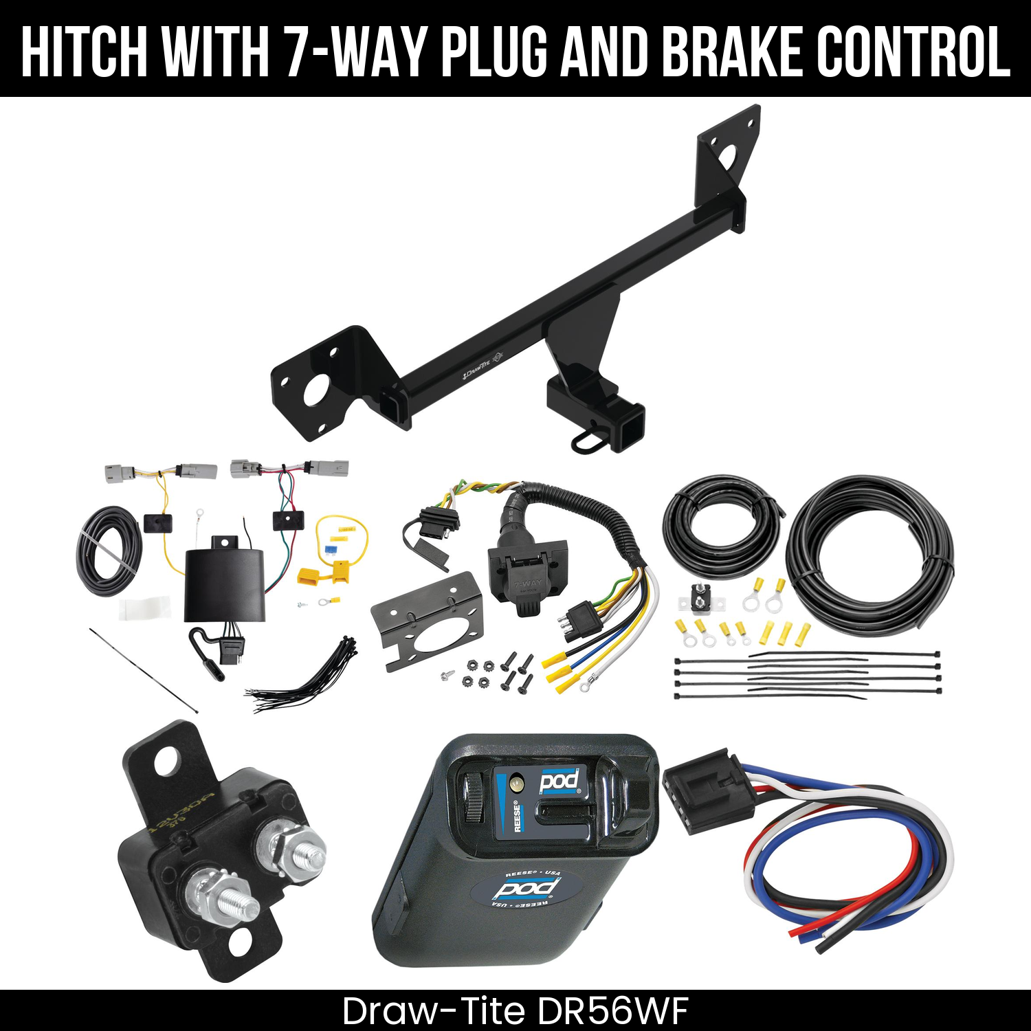 Trailer Hitch , 7-Way , Reese POD Brake Control