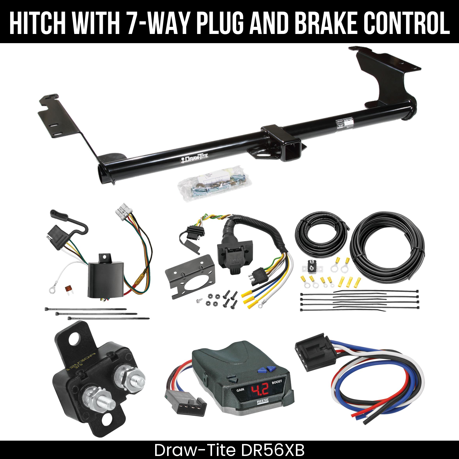 Trailer Hitch , 7-Way , Reese Brake EVN Control