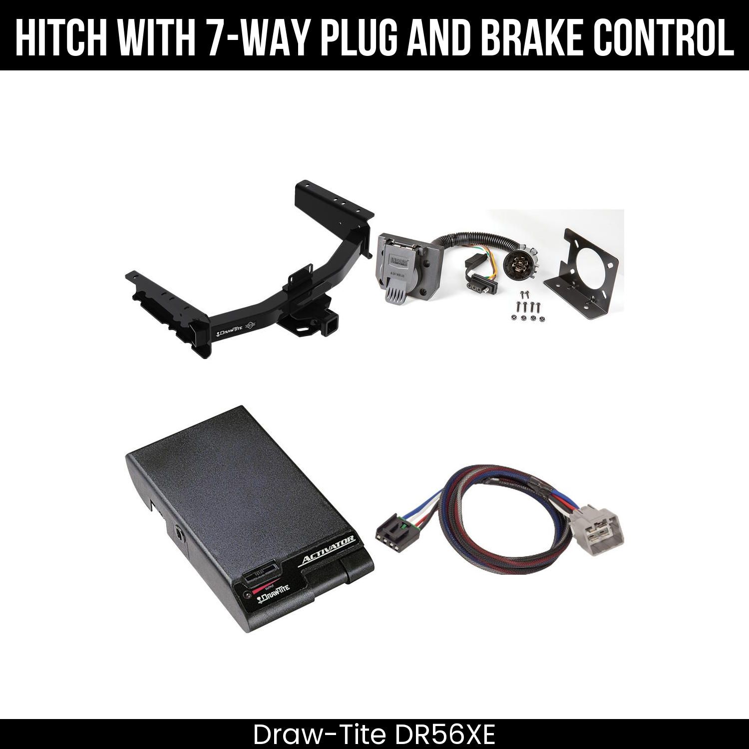 Trailer Hitch , 7-Way , Draw-Tite Activator Brake Control