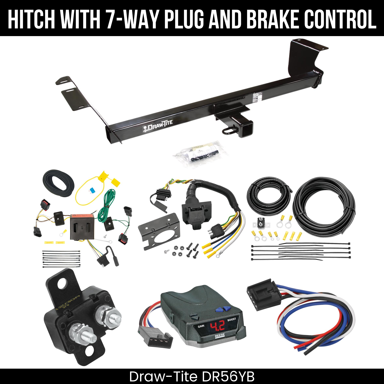 Trailer Hitch , 7-Way , Reese Brake EVN Control