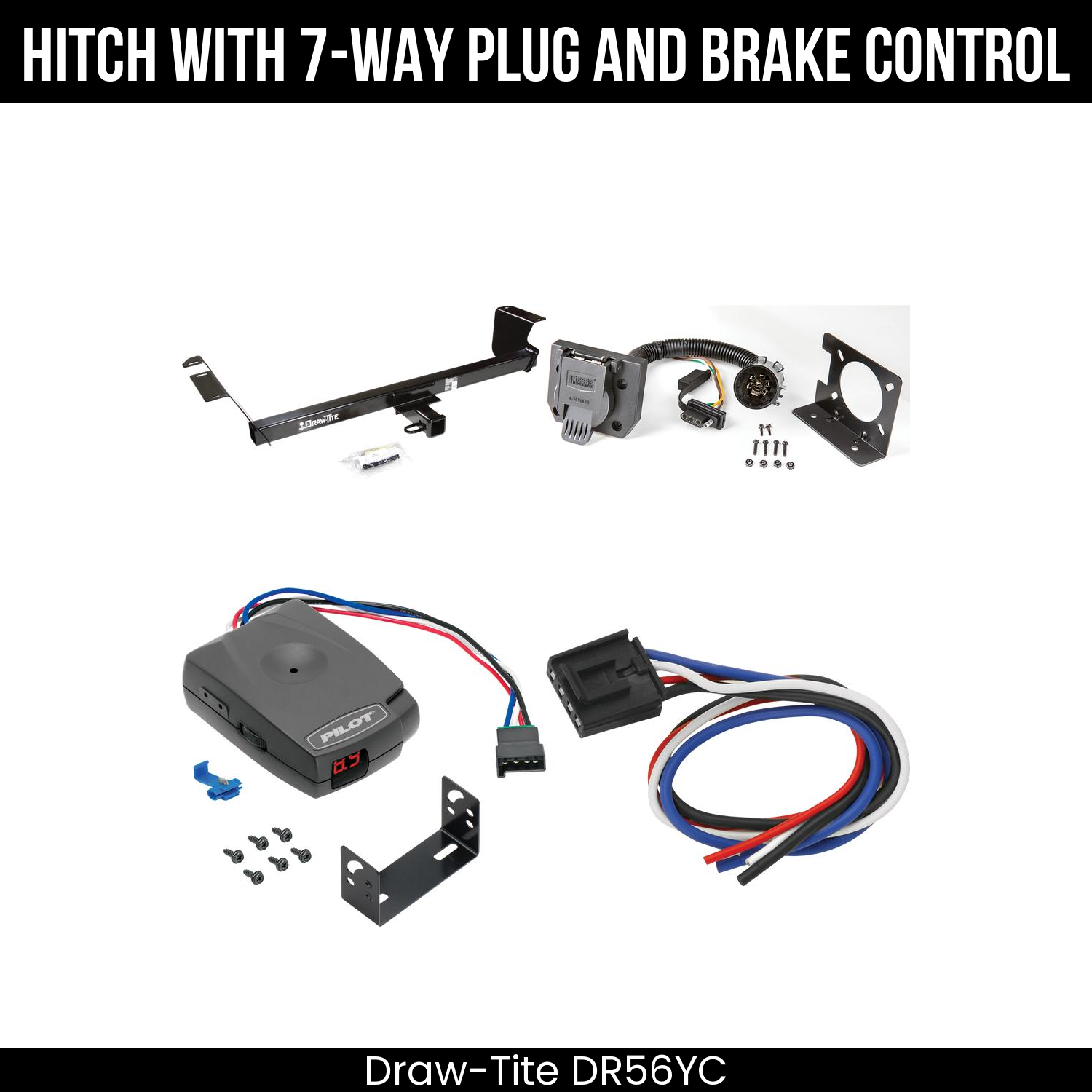 Trailer Hitch , 7-Way , Pro Series Pilot Brake Control