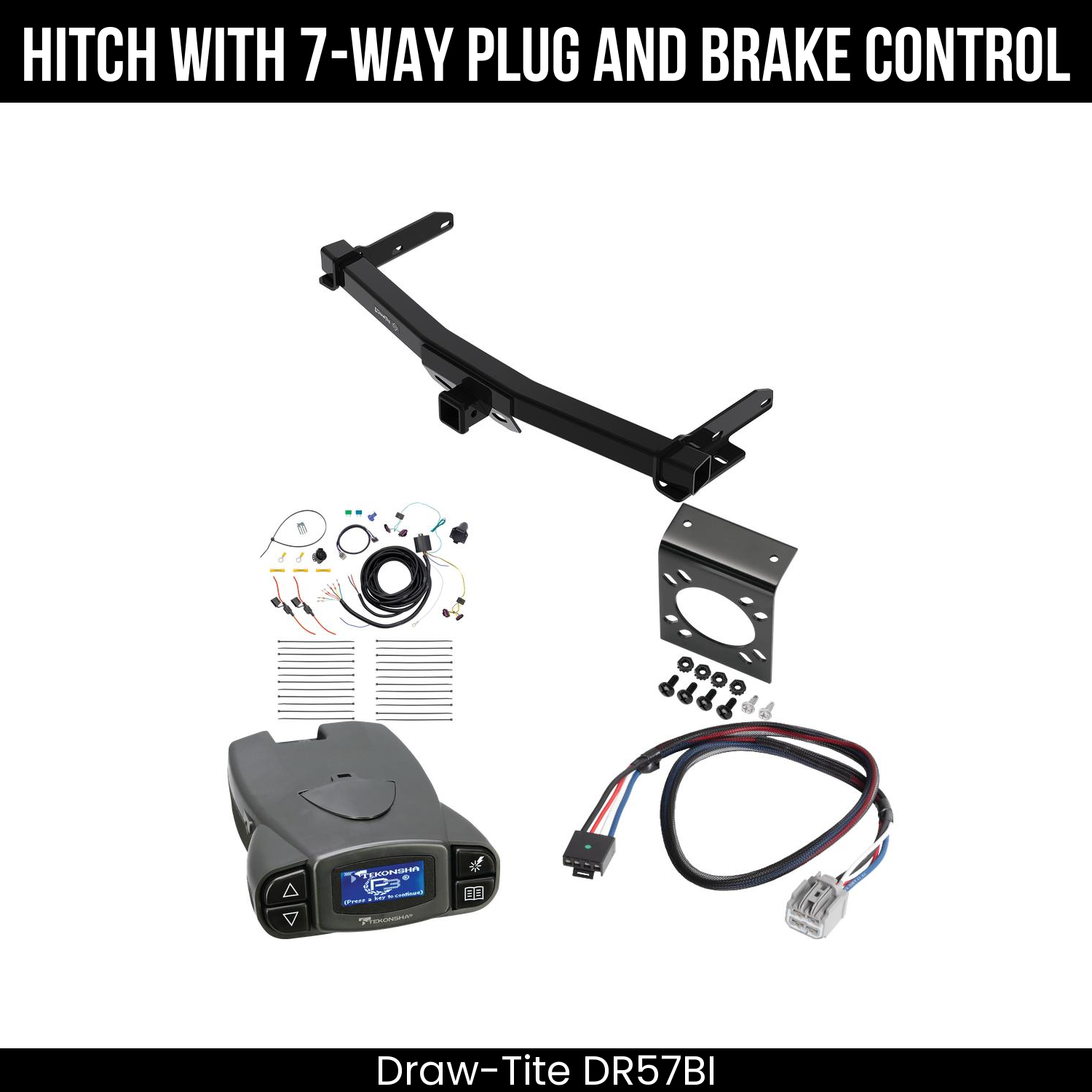 Trailer Hitch , 7-Way , Tekonsha Prodigy P3 Brake Control