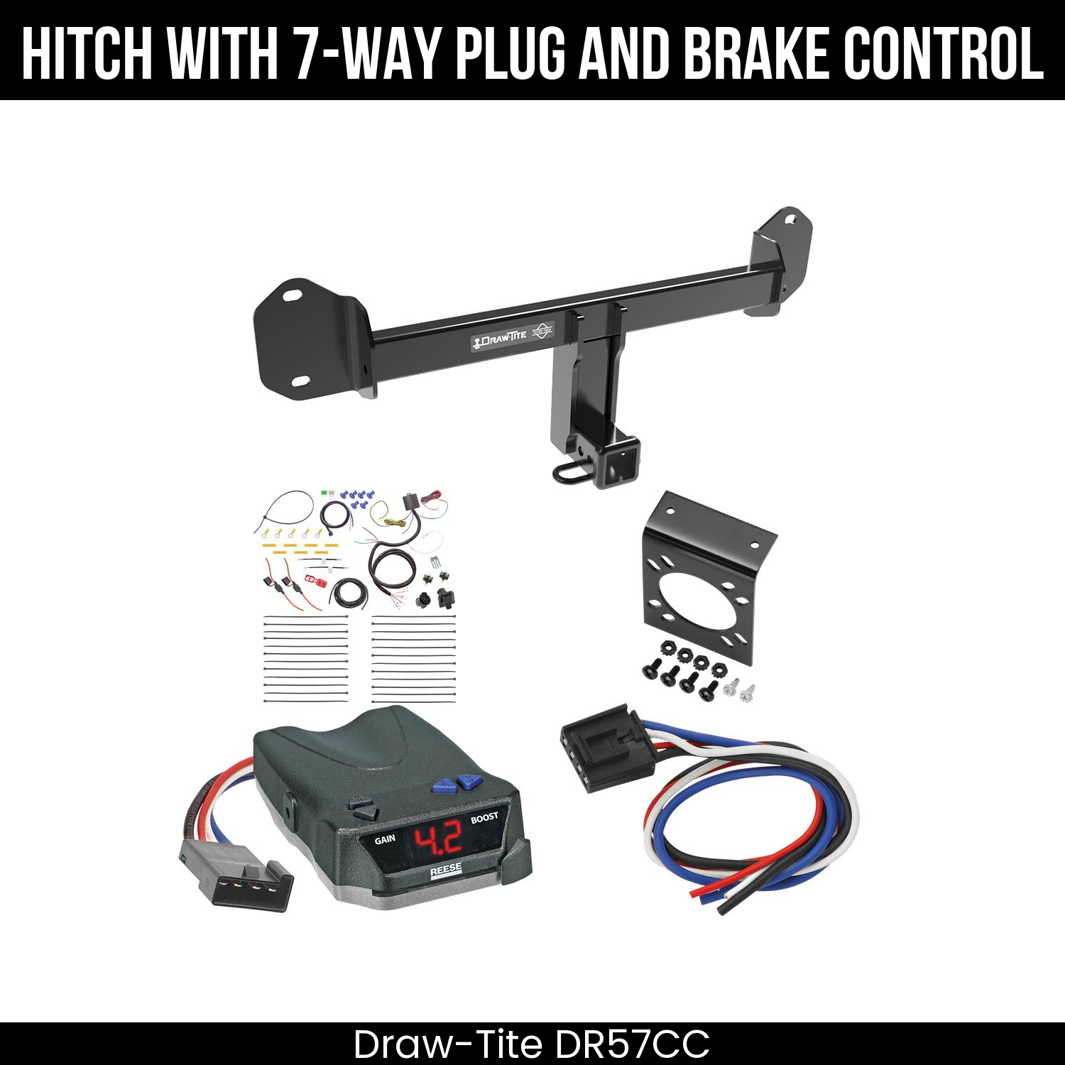 Trailer Hitch , 7-Way , Reese Brake EVN Control
