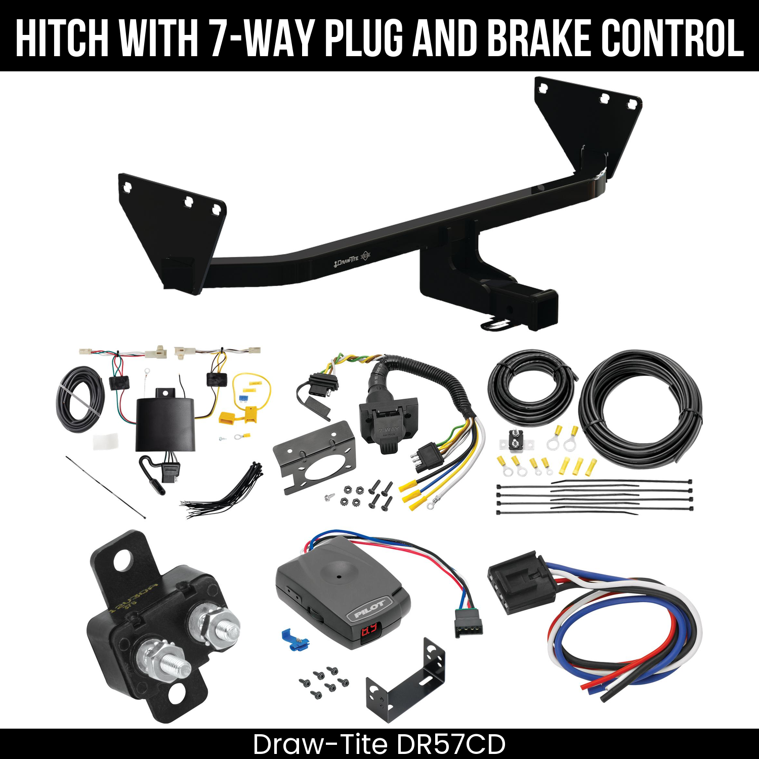 Trailer Hitch , 7-Way , Pro Series Pilot Brake Control