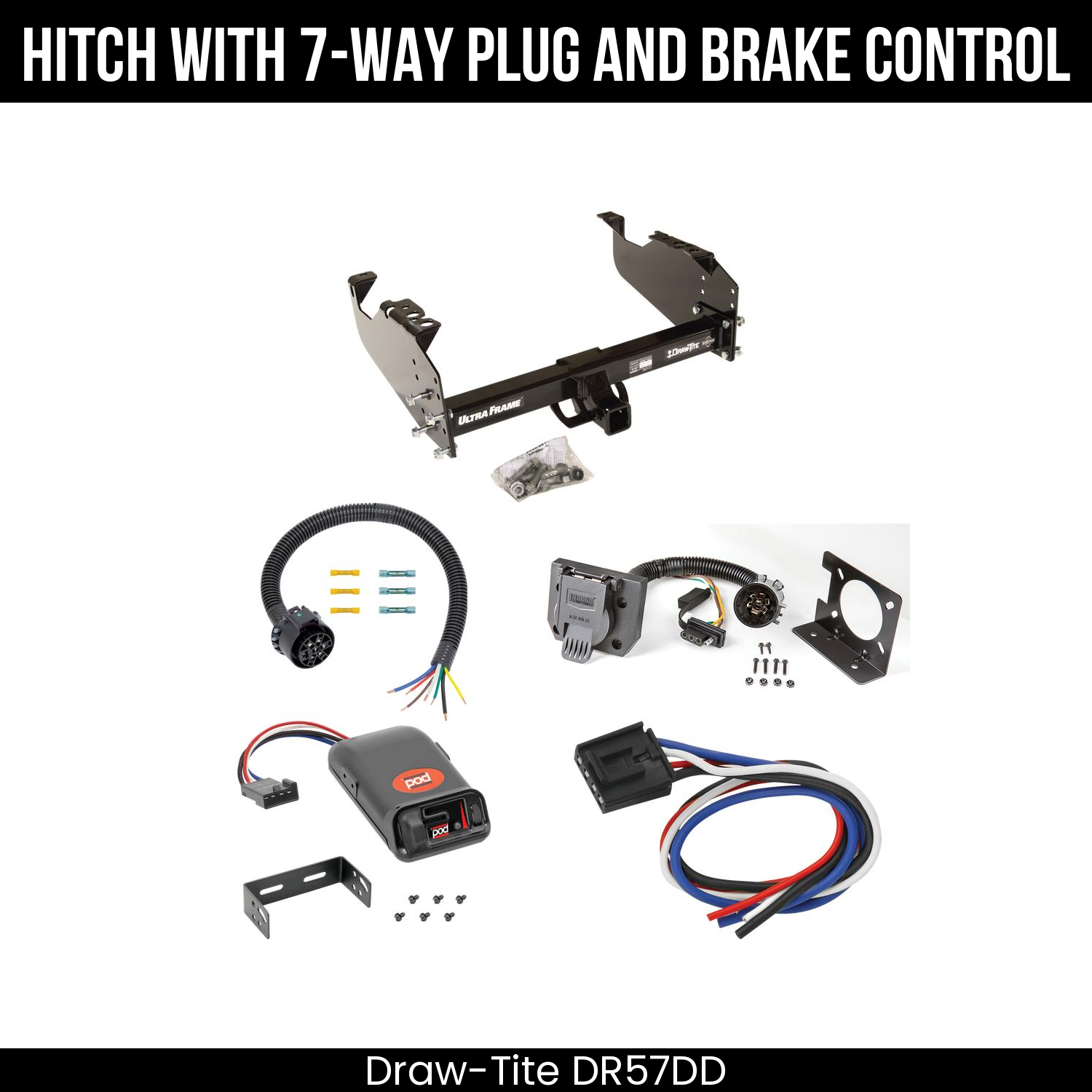 Trailer Hitch , 7-Way , Pro Series POD Brake Control