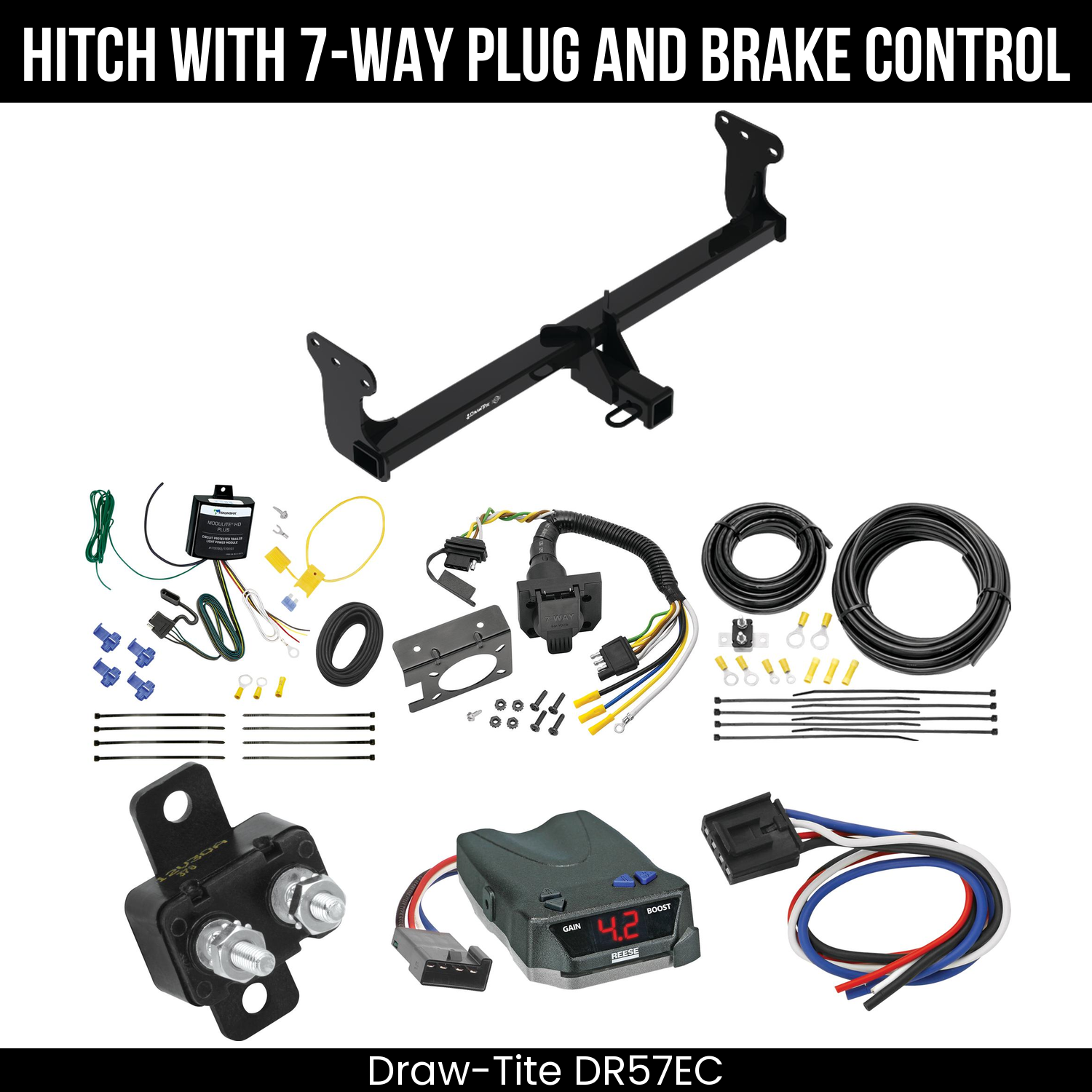 Trailer Hitch , 7-Way , Reese Brake EVN Control