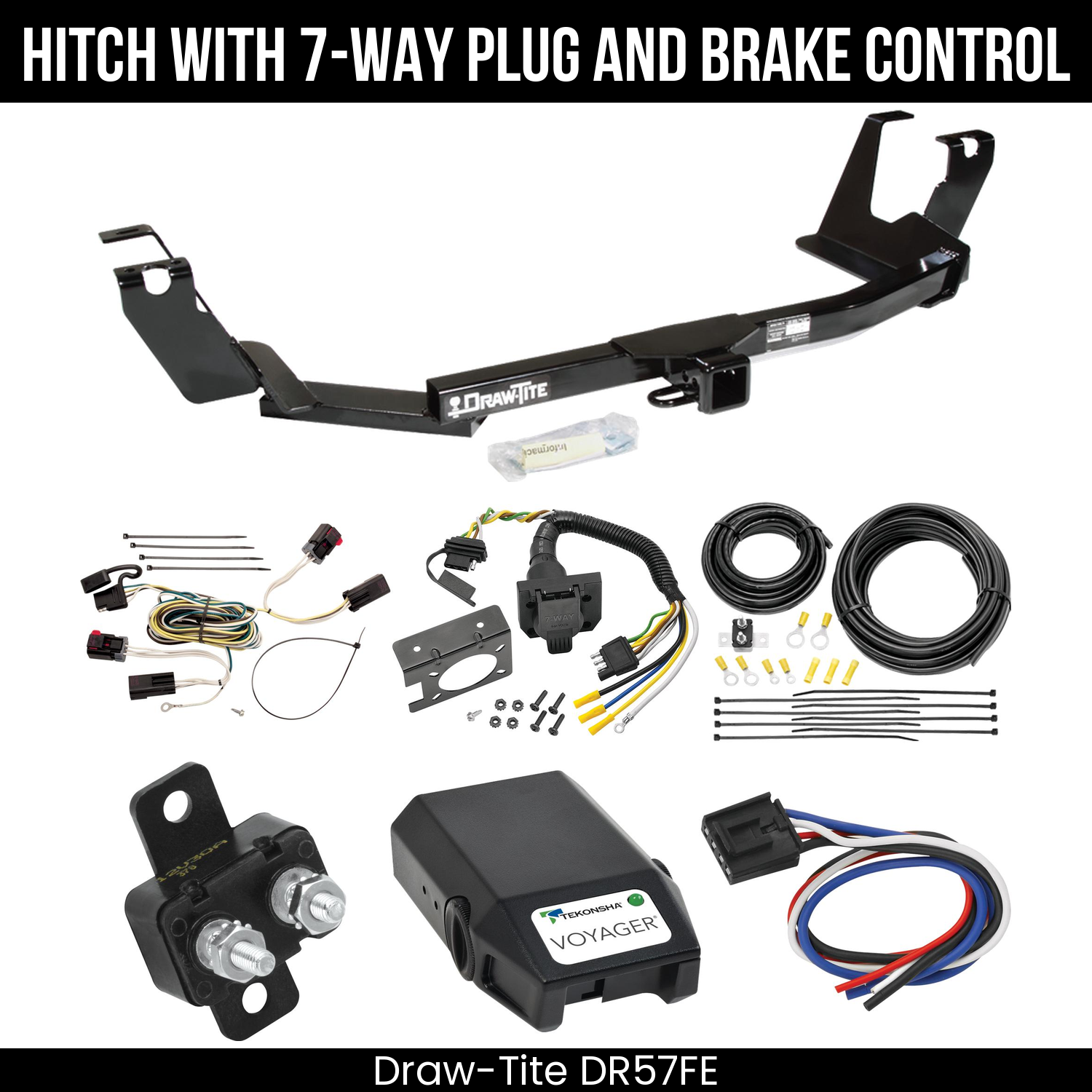 Trailer Hitch , 7-Way , Tekonsha Voyager Brake Control