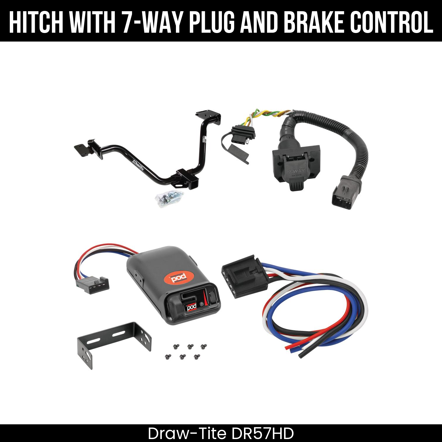 Trailer Hitch , 7-Way , Pro Series POD Brake Control