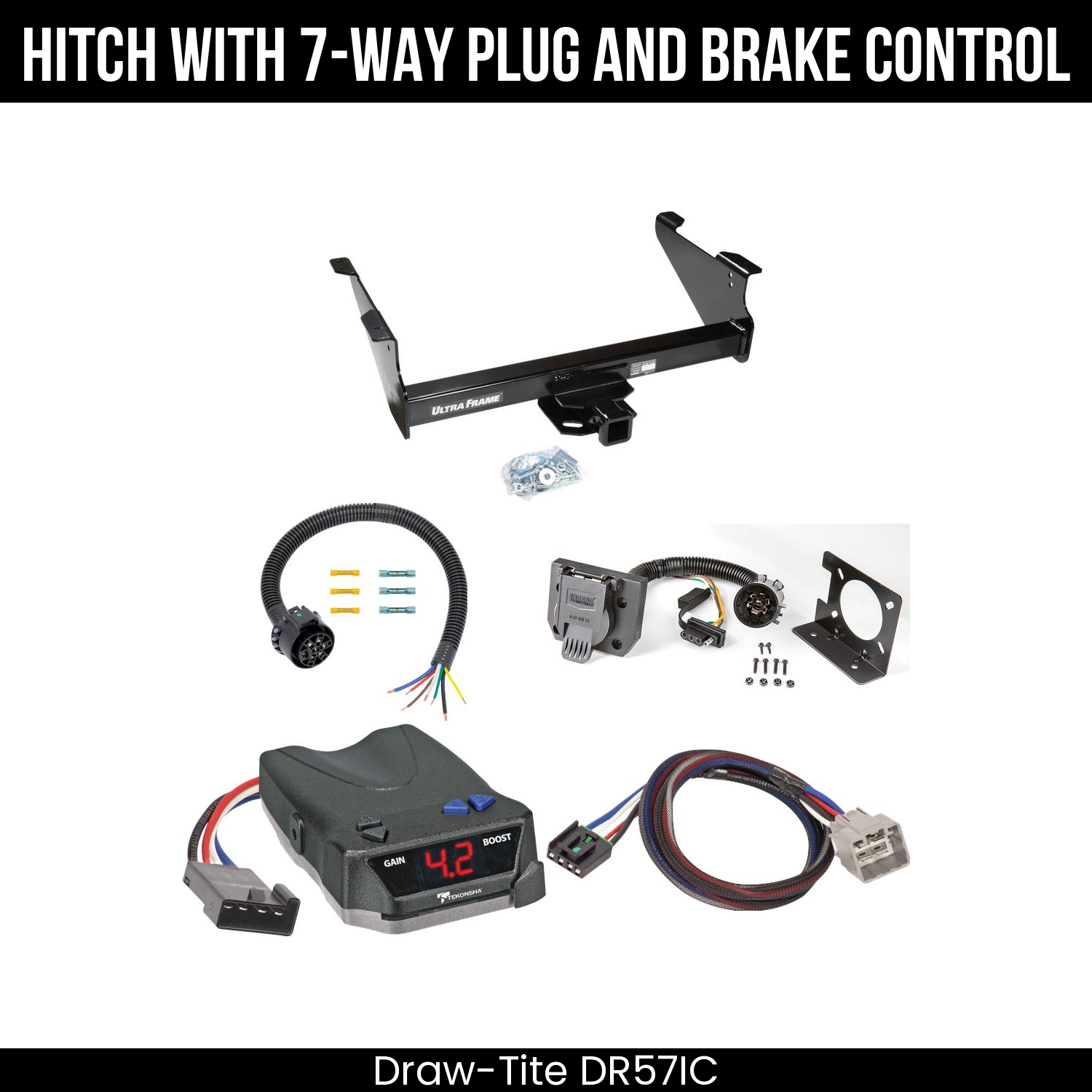 Trailer Hitch , 7-Way , Tekonsha Brake EVN Control