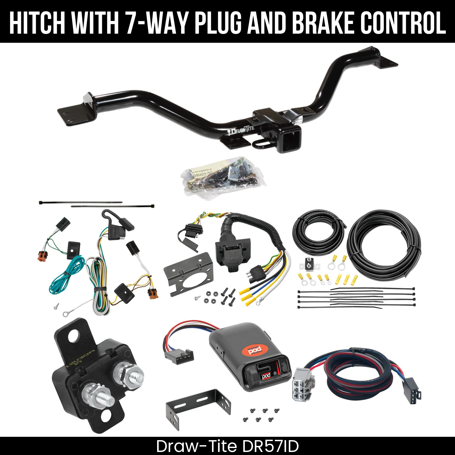 Trailer Hitch , 7-Way , Pro Series POD Brake Control