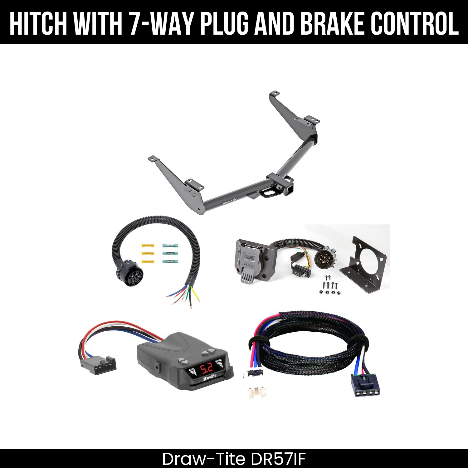 Trailer Hitch , 7-Way , Draw-Tite Activator IV Brake Control