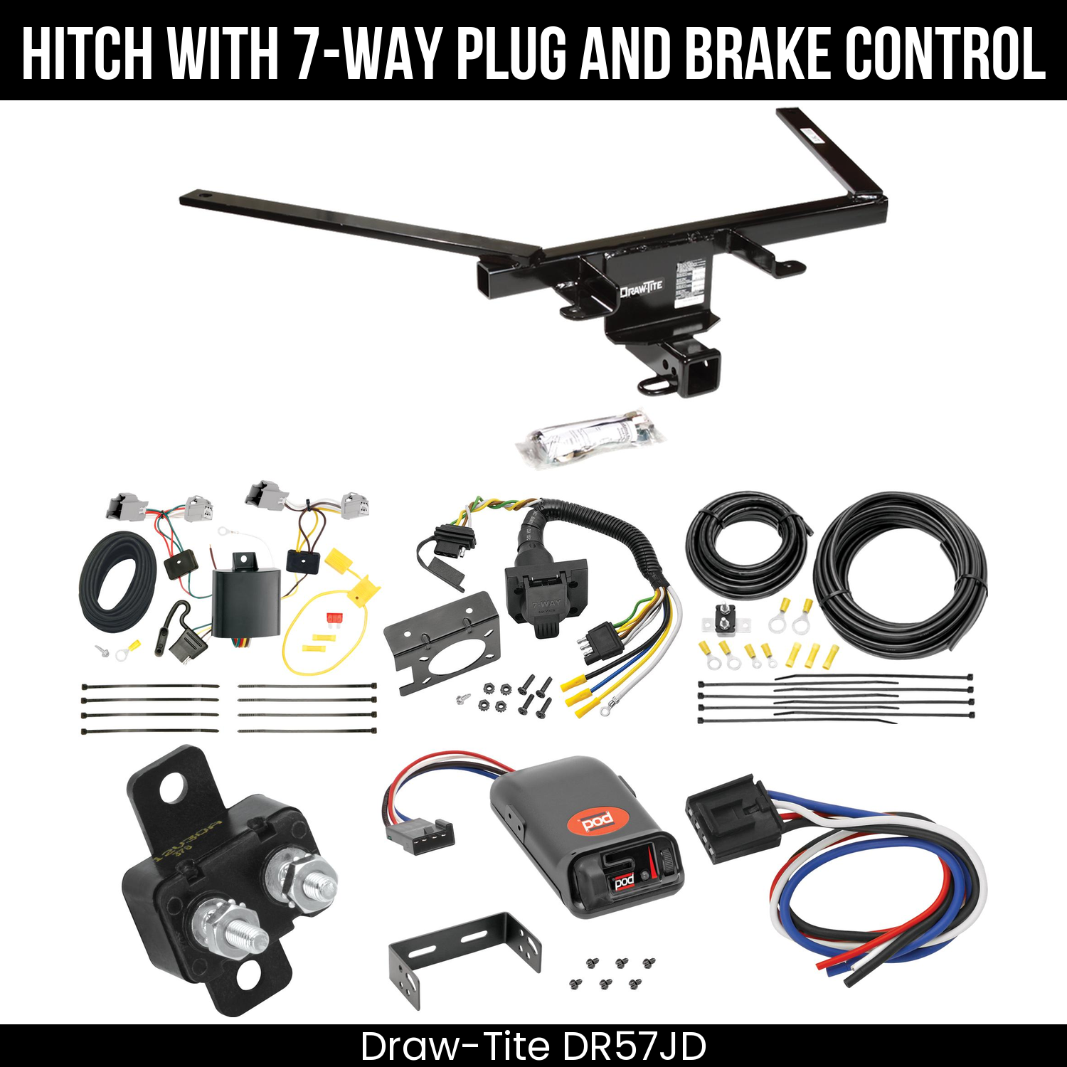 Trailer Hitch , 7-Way , Pro Series POD Brake Control