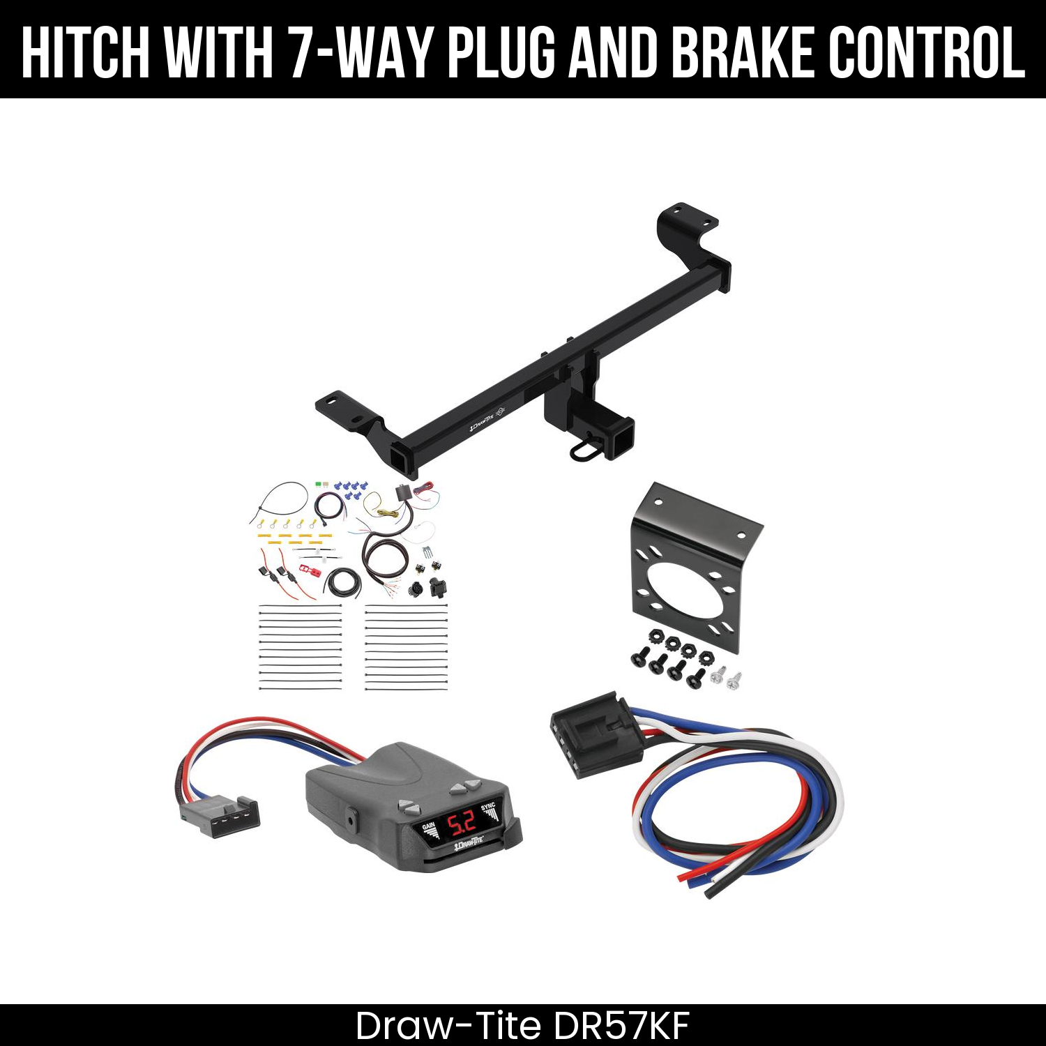 Trailer Hitch , 7-Way , Draw-Tite Activator IV Brake Control
